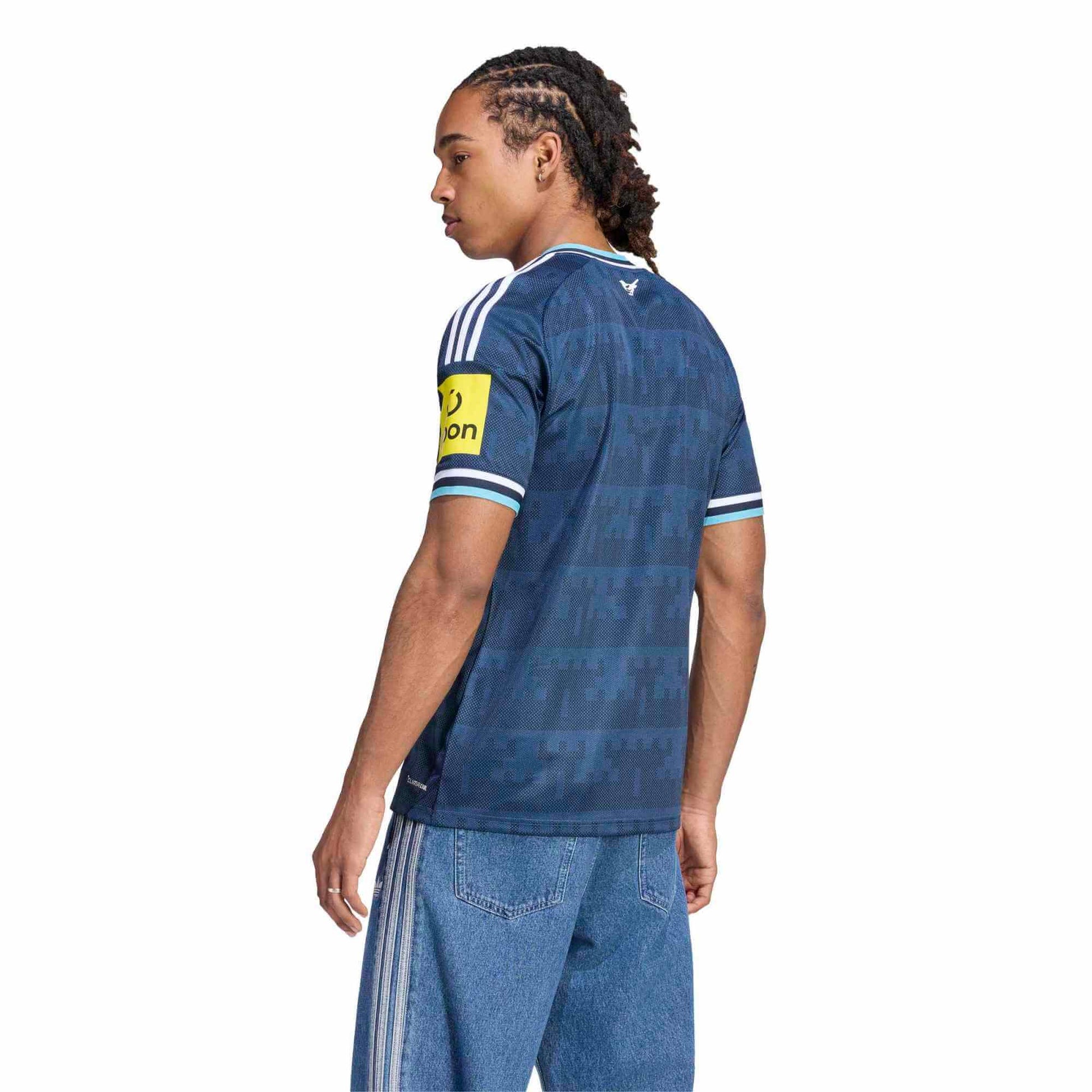 adidas 2026-27 Newcastle Men's Stadium Away Soccer Jersey (Model - Back)