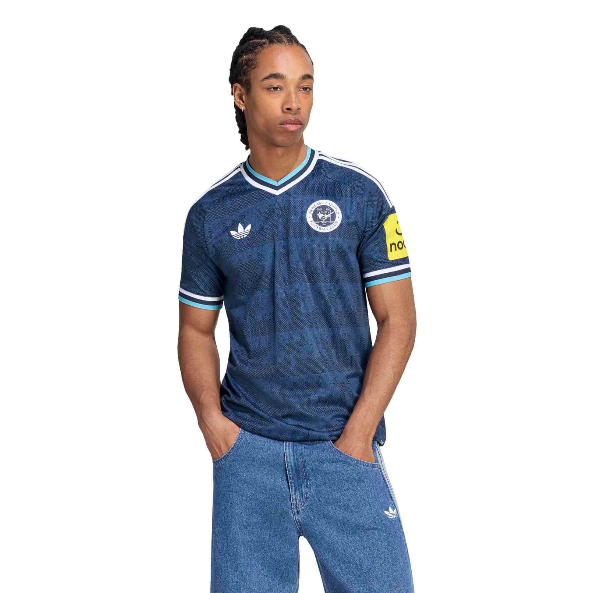 adidas 2026-27 Newcastle Men's Stadium Away Soccer Jersey (Model - Front)