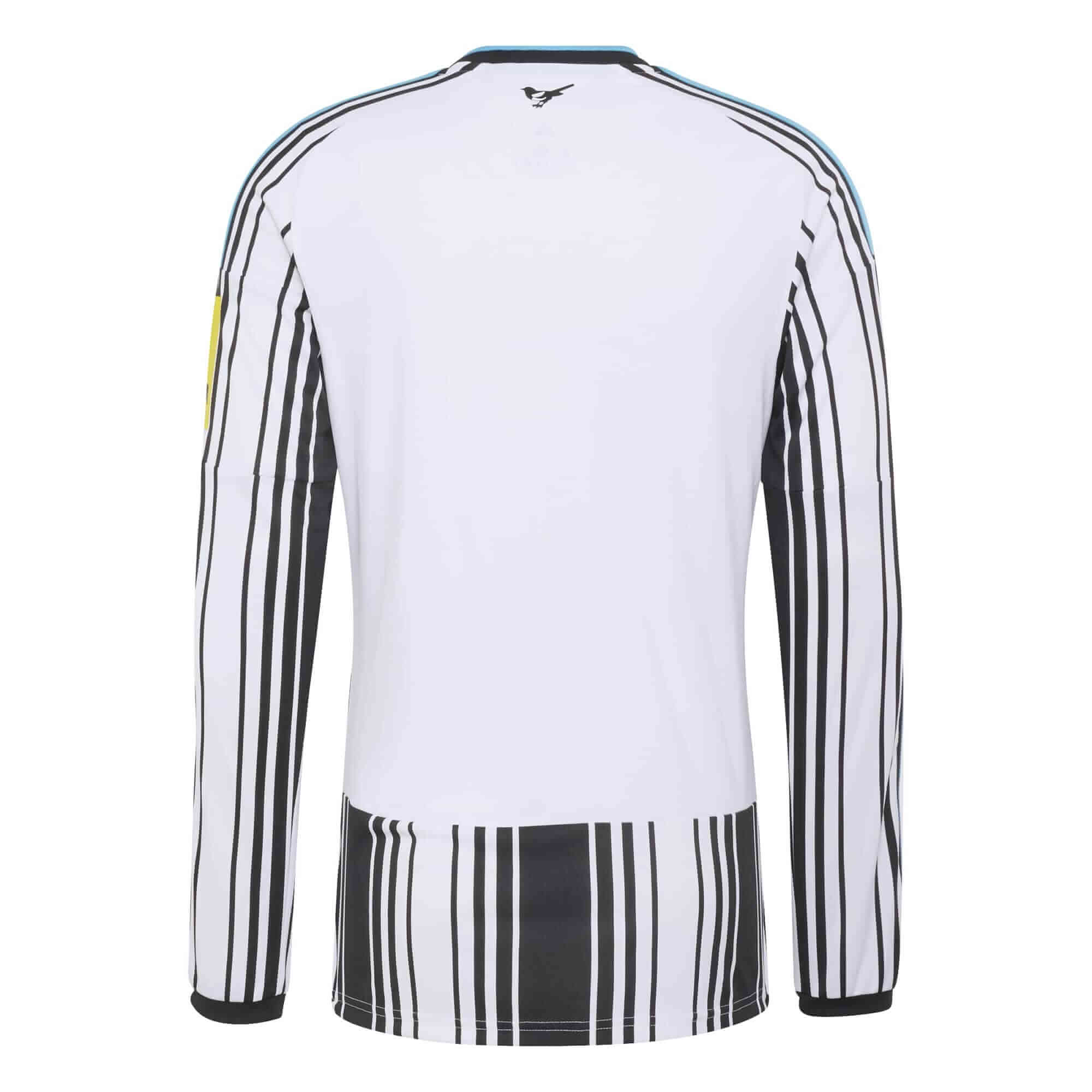 adidas 2026-27 Newcastle Men's Stadium Home Long-Sleeve Soccer Jersey (Back)