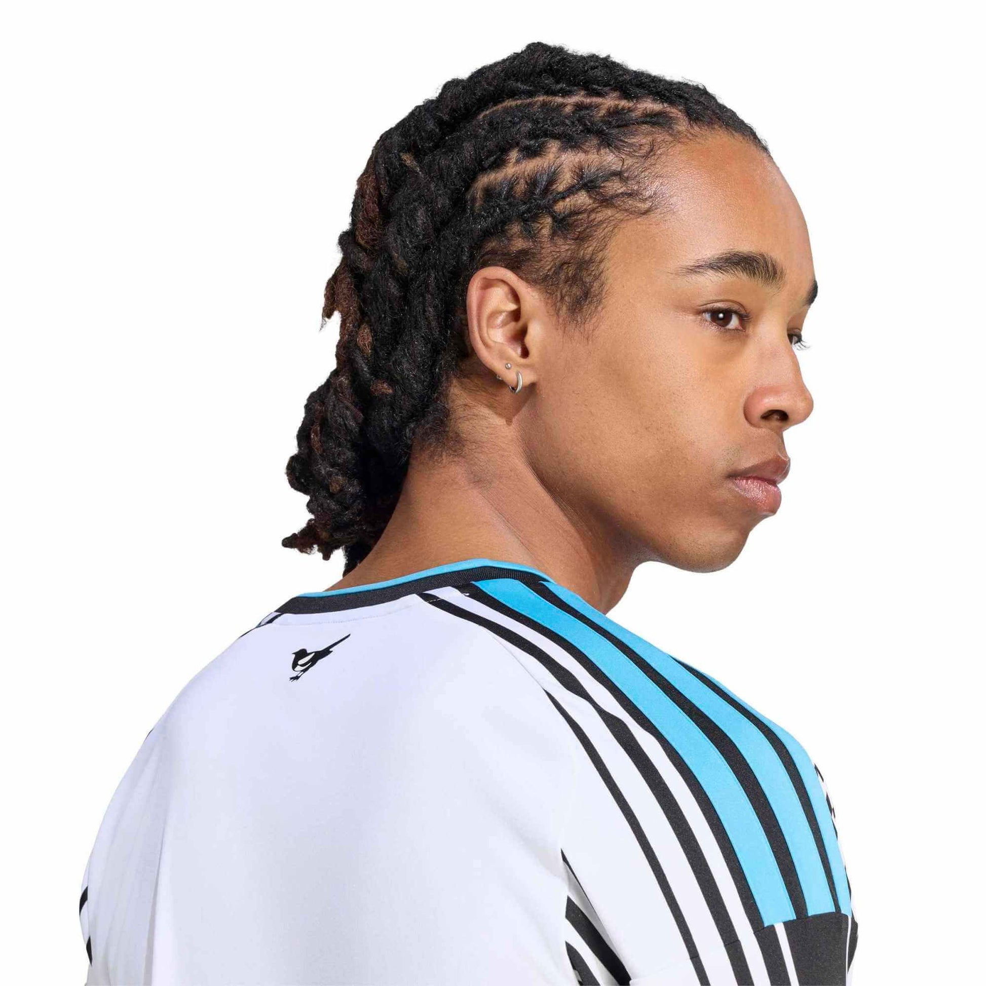 adidas 2026-27 Newcastle Men's Stadium Home Long-Sleeve Soccer Jersey (Detail 2)