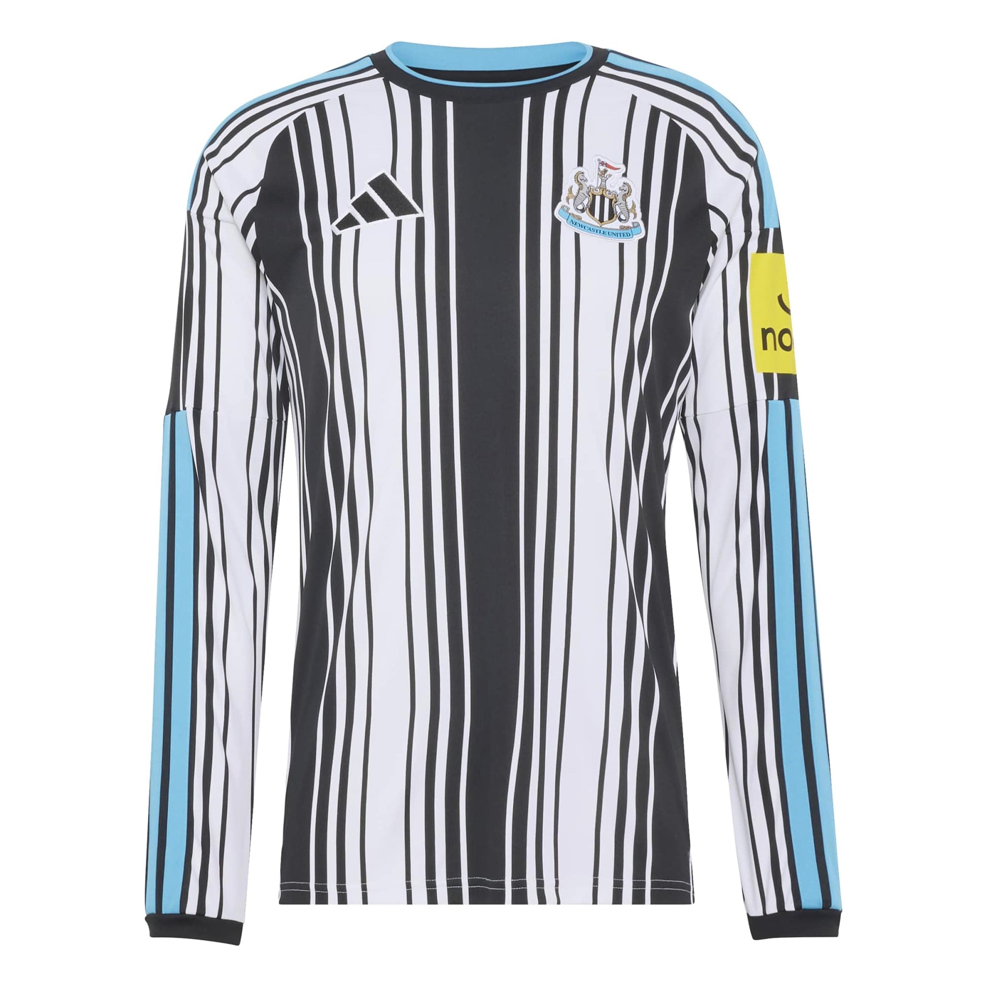 adidas 2026-27 Newcastle Men's Stadium Home Long-Sleeve Soccer Jersey (Front)