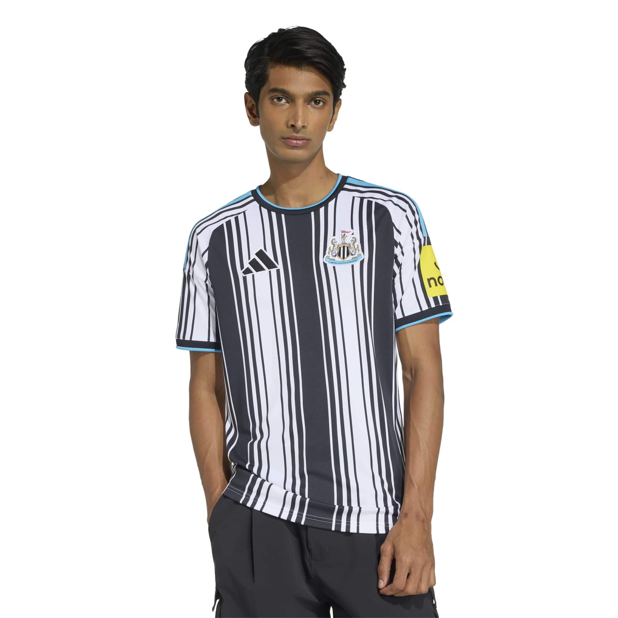 adidas 2026-27 Newcastle Men's Stadium Home Soccer Jersey (Model - Front)