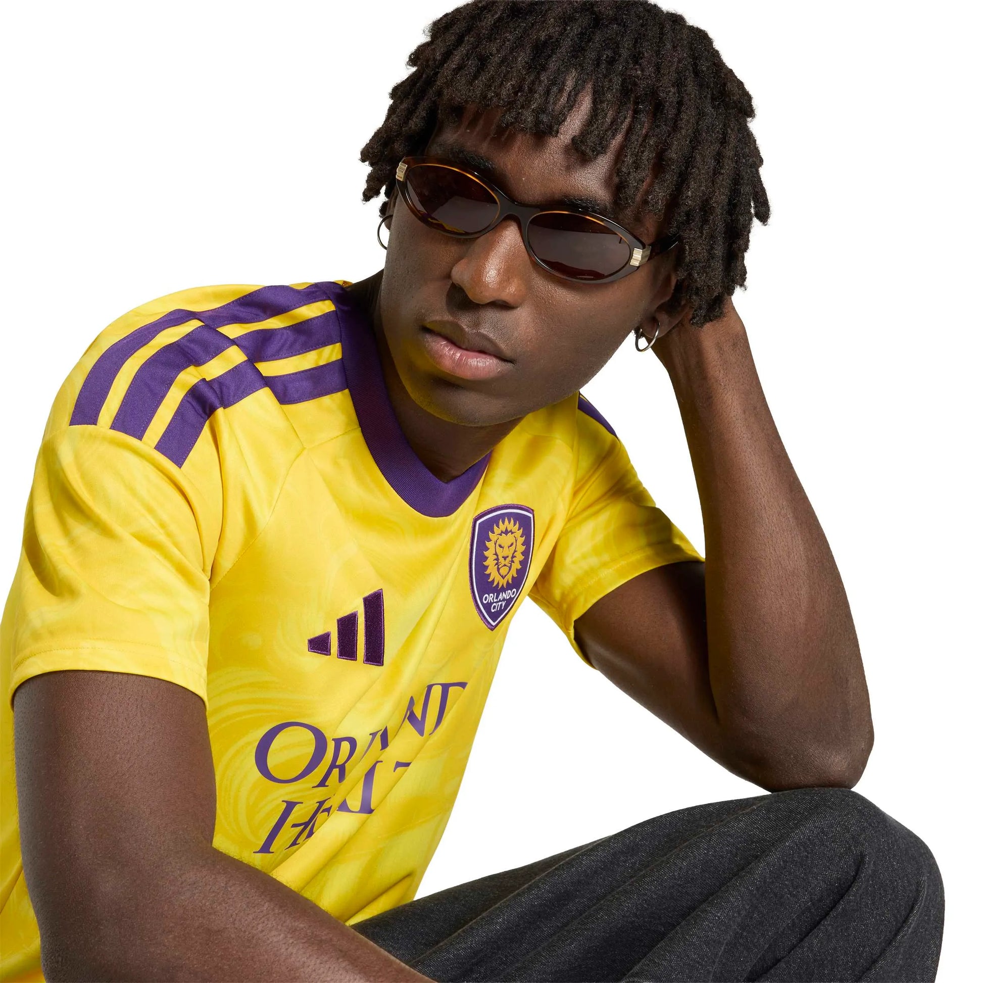 adidas 2026-27 Orlando City Men's Stadium Away Soccer Jersey (Detail 1)