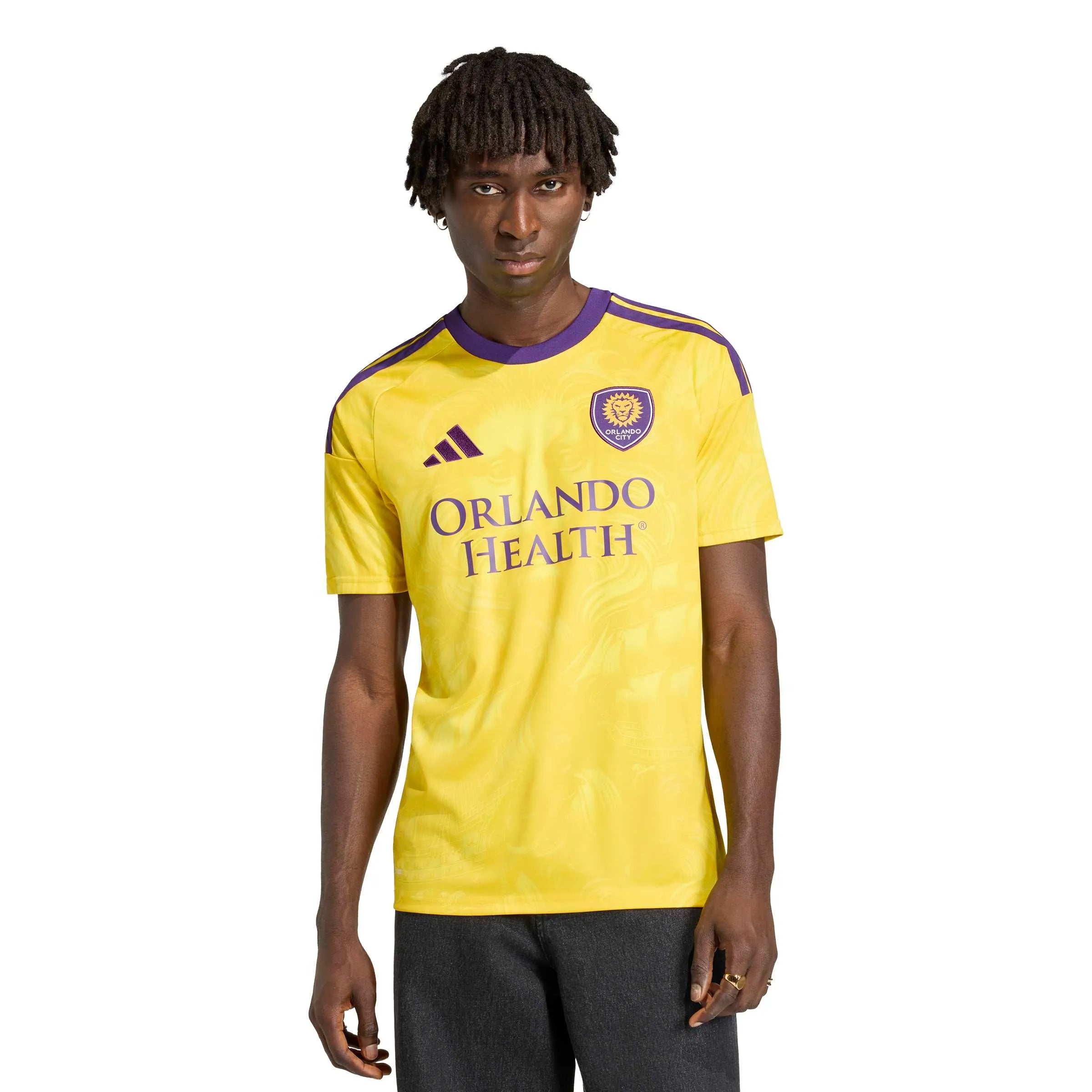 adidas 2026-27 Orlando City Men's Stadium Away Soccer Jersey (Model - Front)