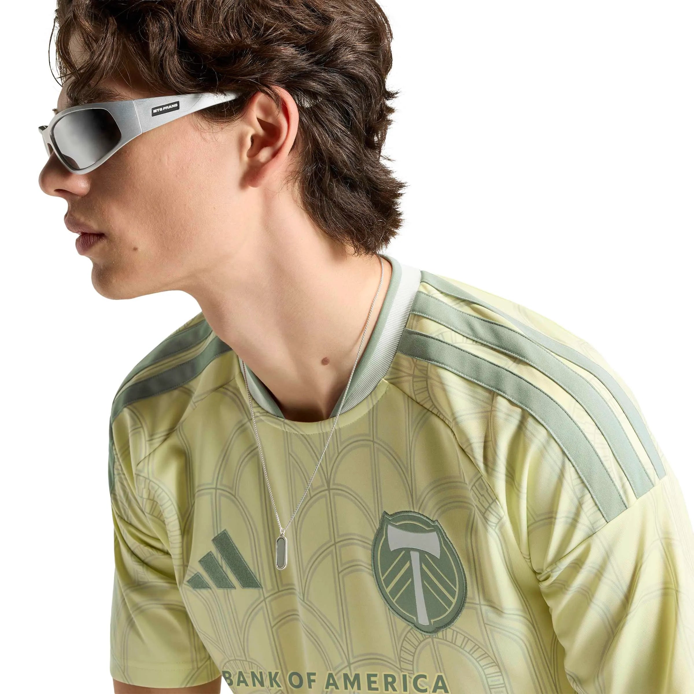 adidas 2026-27 Portland Timbers Men's Stadium Away Soccer Jersey (Detail 1)