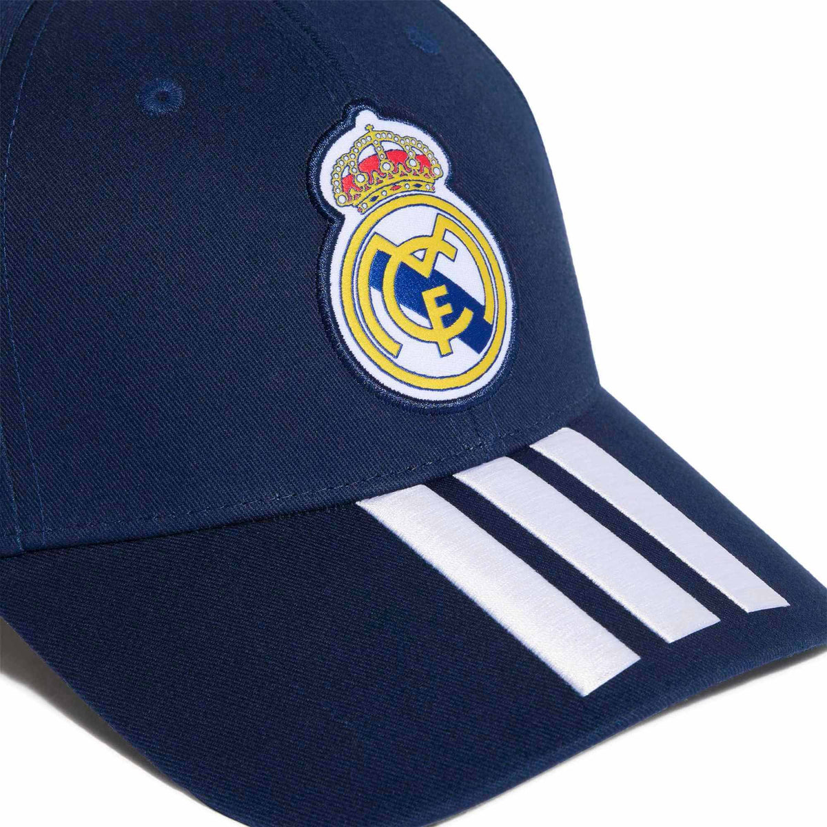 adidas 2026-27 Real Madrid Baseball Cap Team Navy Blue 2 - White (Detail 1)