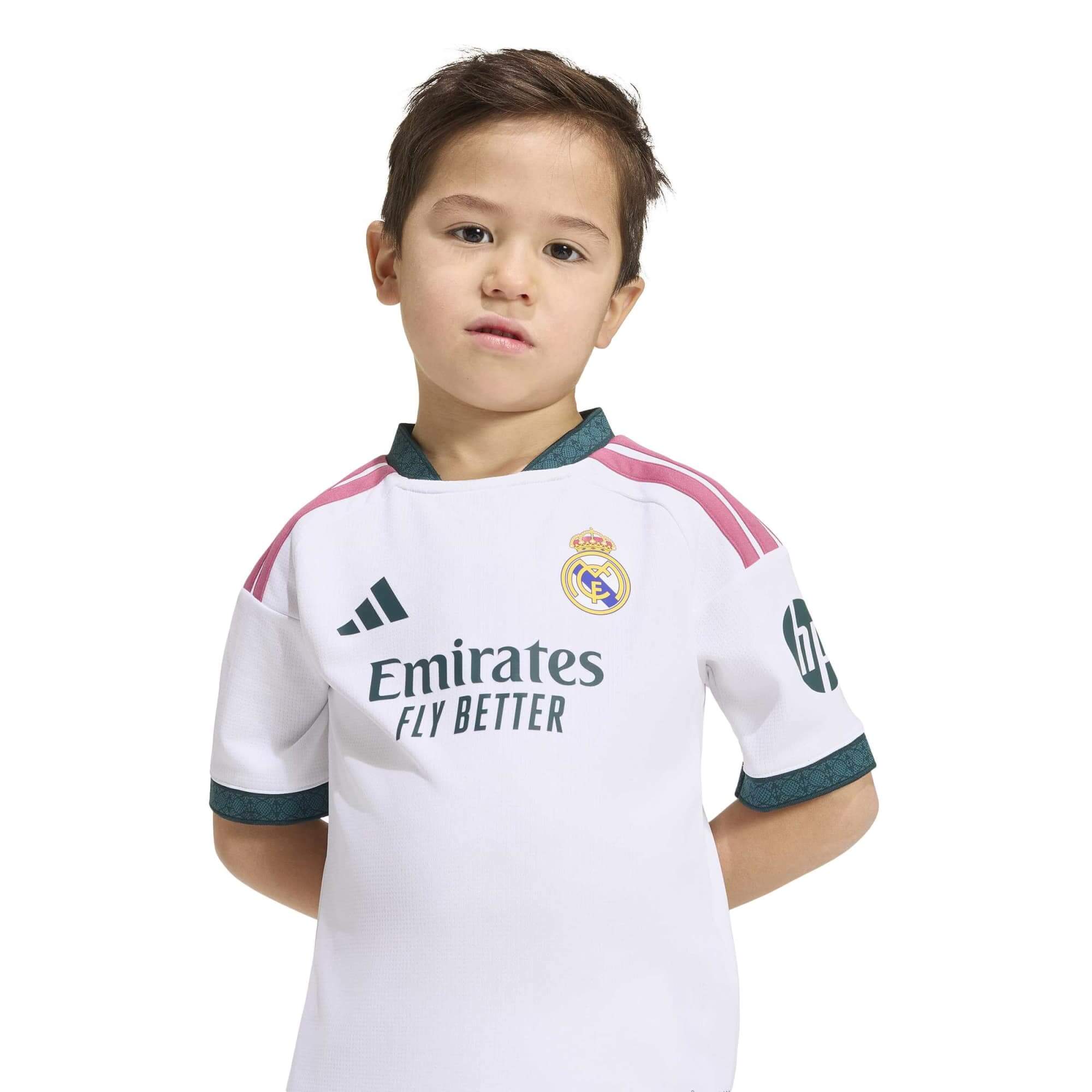 adidas 2026-27 Real Madrid Kid's Home Mini Kit (Detail 1)