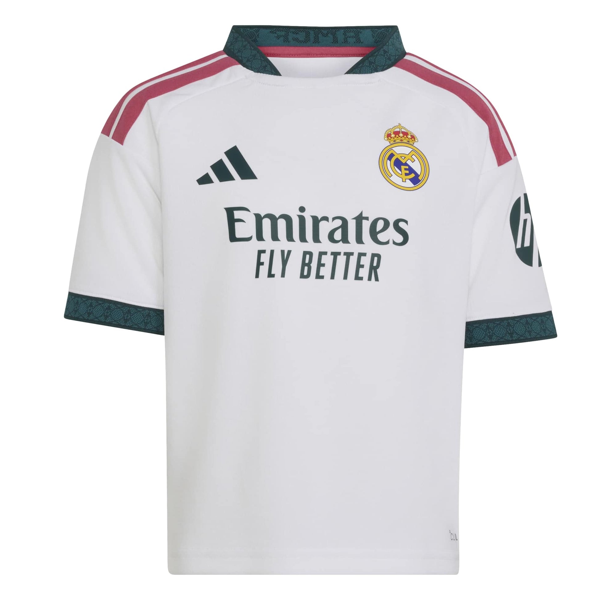 adidas 2026-27 Real Madrid Kid's Home Mini Kit (Jersey - Front)