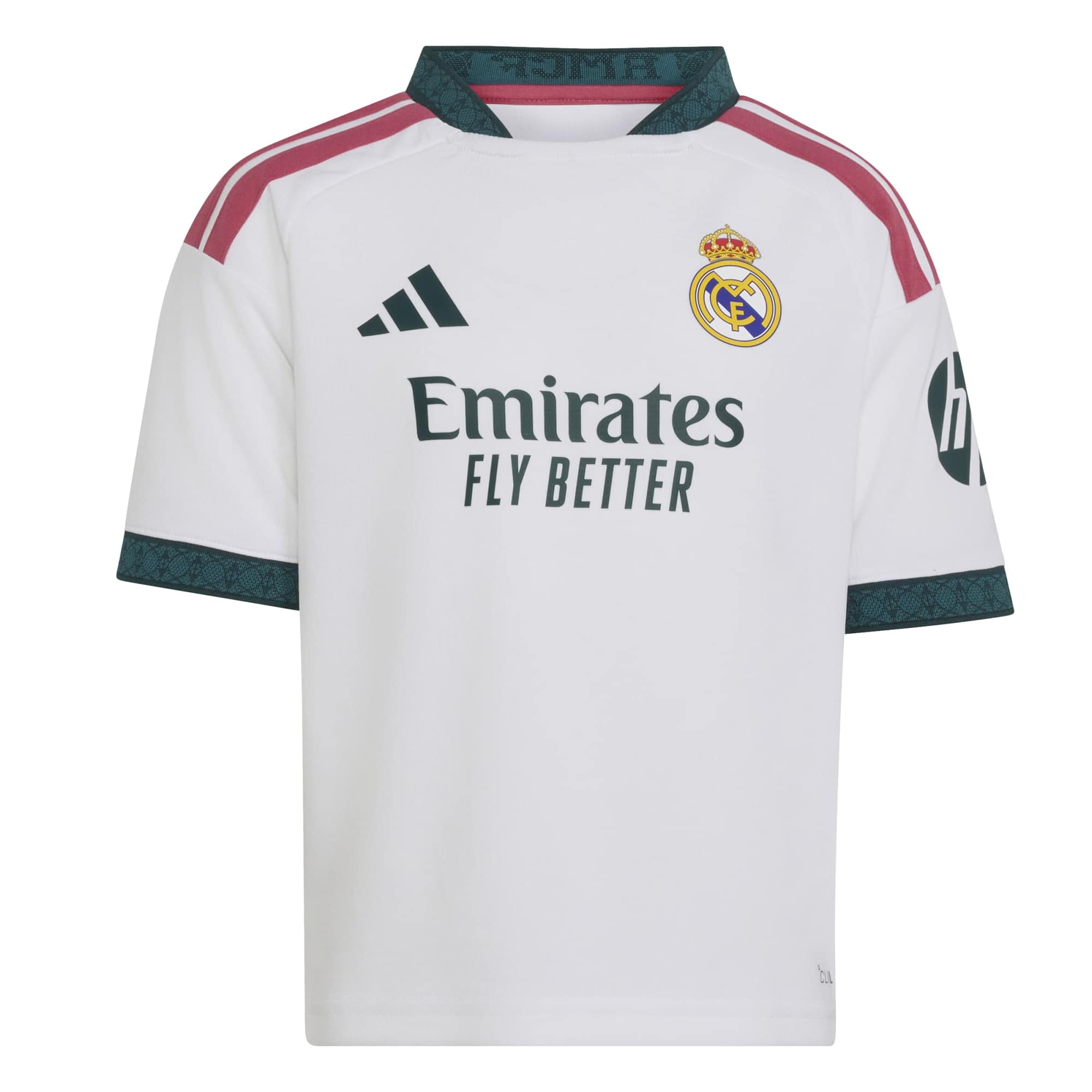 adidas 2026-27 Real Madrid Kid's Home Mini Kit (Jersey - Front)