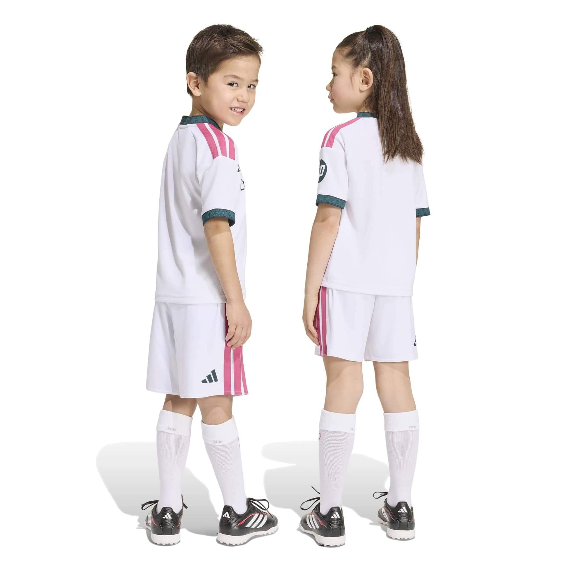 adidas 2026-27 Real Madrid Kid's Home Mini Kit (Models - Back)
