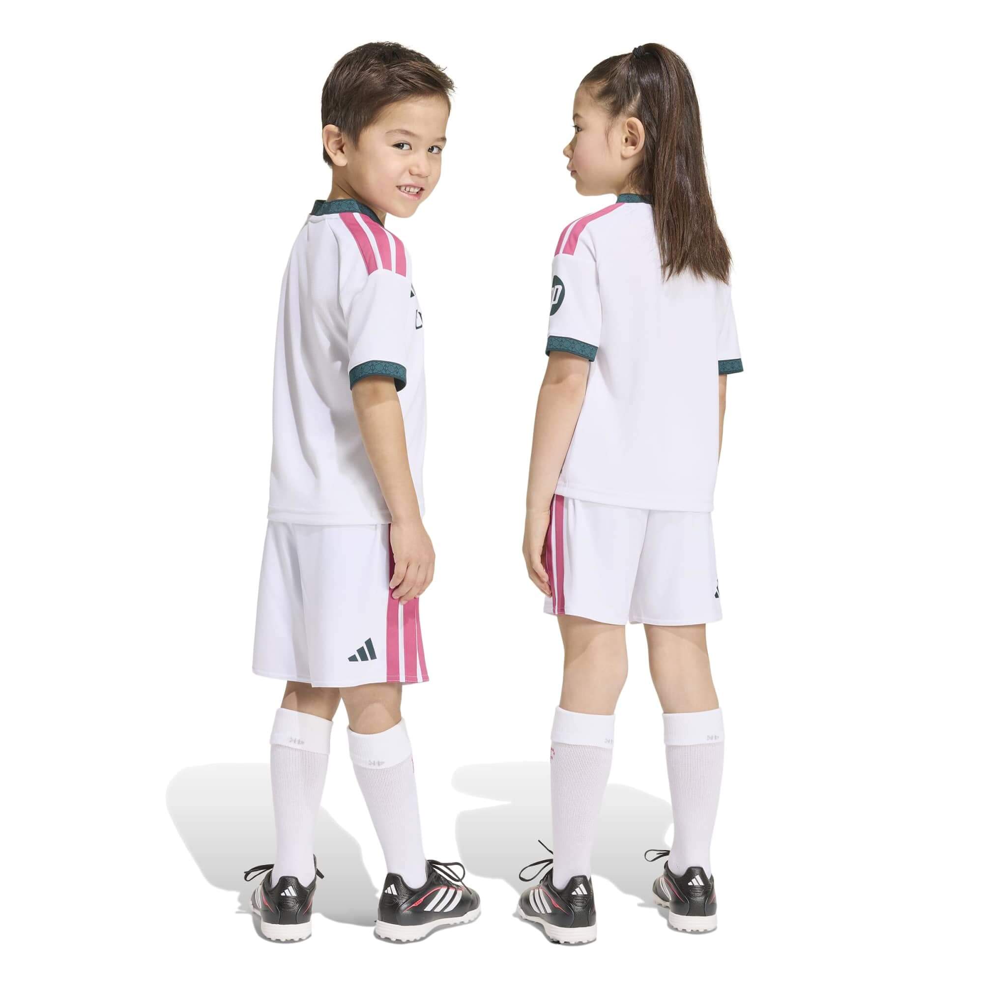 adidas 2026-27 Real Madrid Kid's Home Mini Kit (Models - Back)