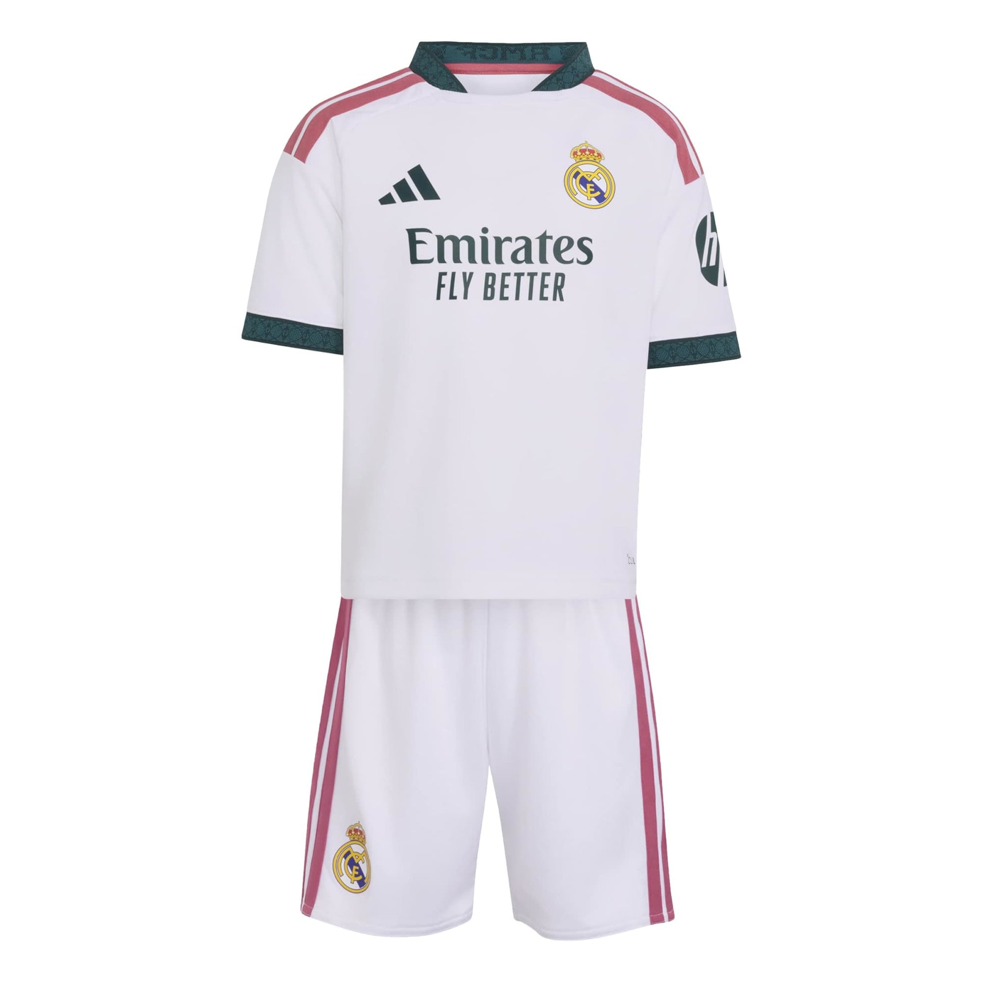 adidas 2026-27 Real Madrid Kid's Home Mini Kit (Set - Front)