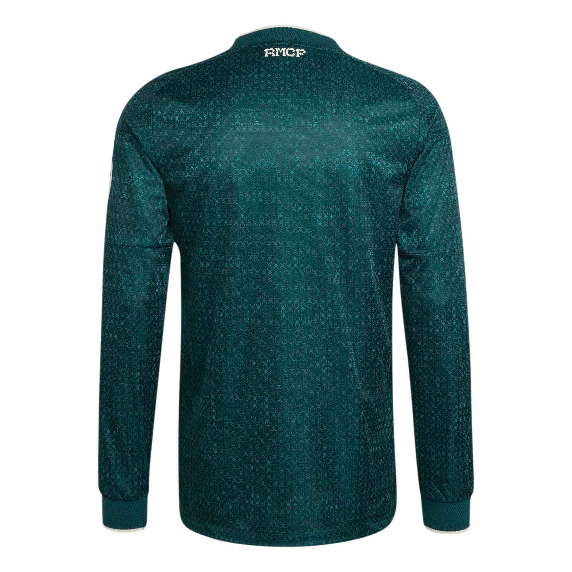 adidas 2026-27 Real Madrid Men's Authentic Away Long-Sleeve Soccer Jersey (Back)