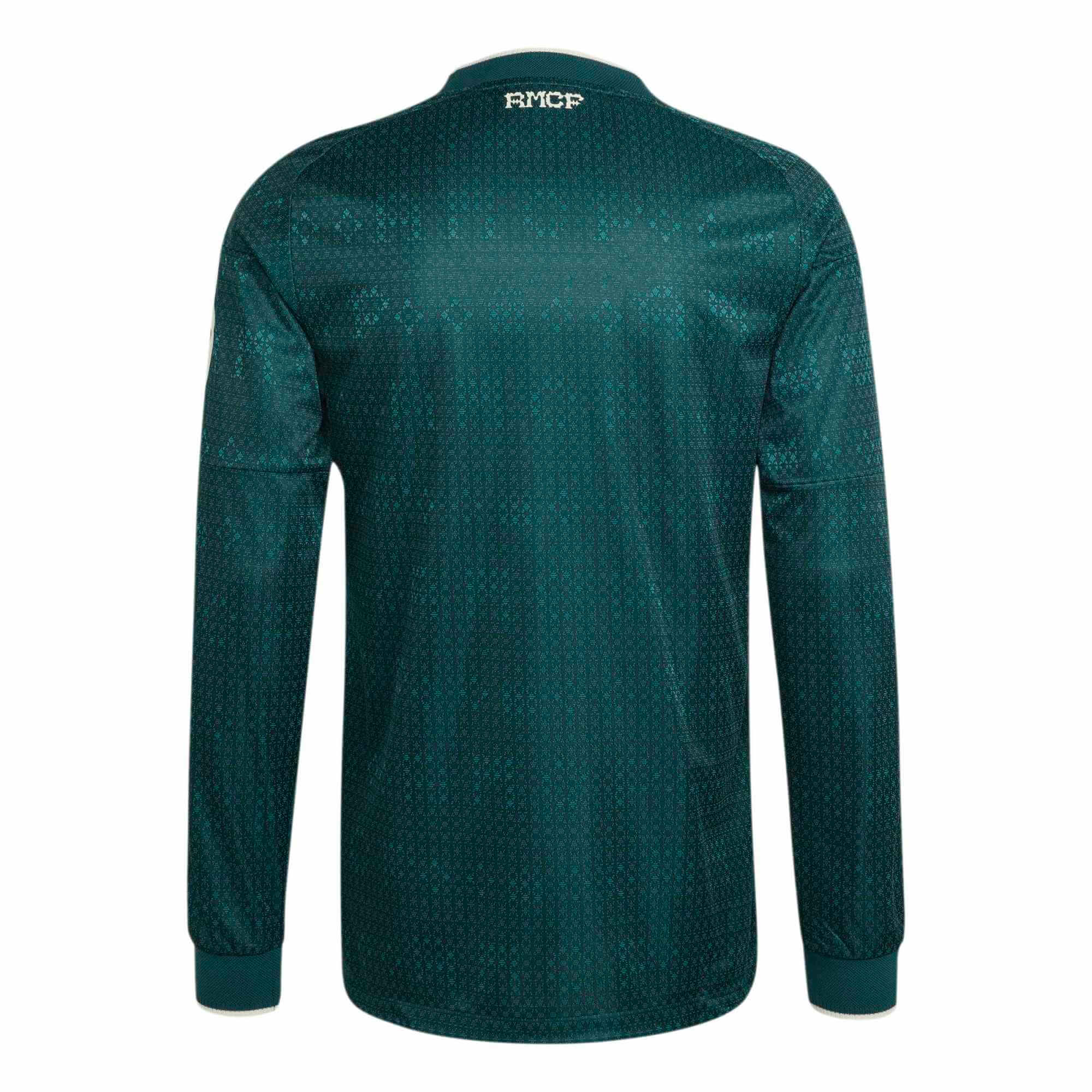 adidas 2026-27 Real Madrid Men's Authentic Away Long-Sleeve Soccer Jersey (Back)