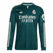adidas 2026-27 Real Madrid Men's Authentic Away Long-Sleeve Soccer Jersey (Front)