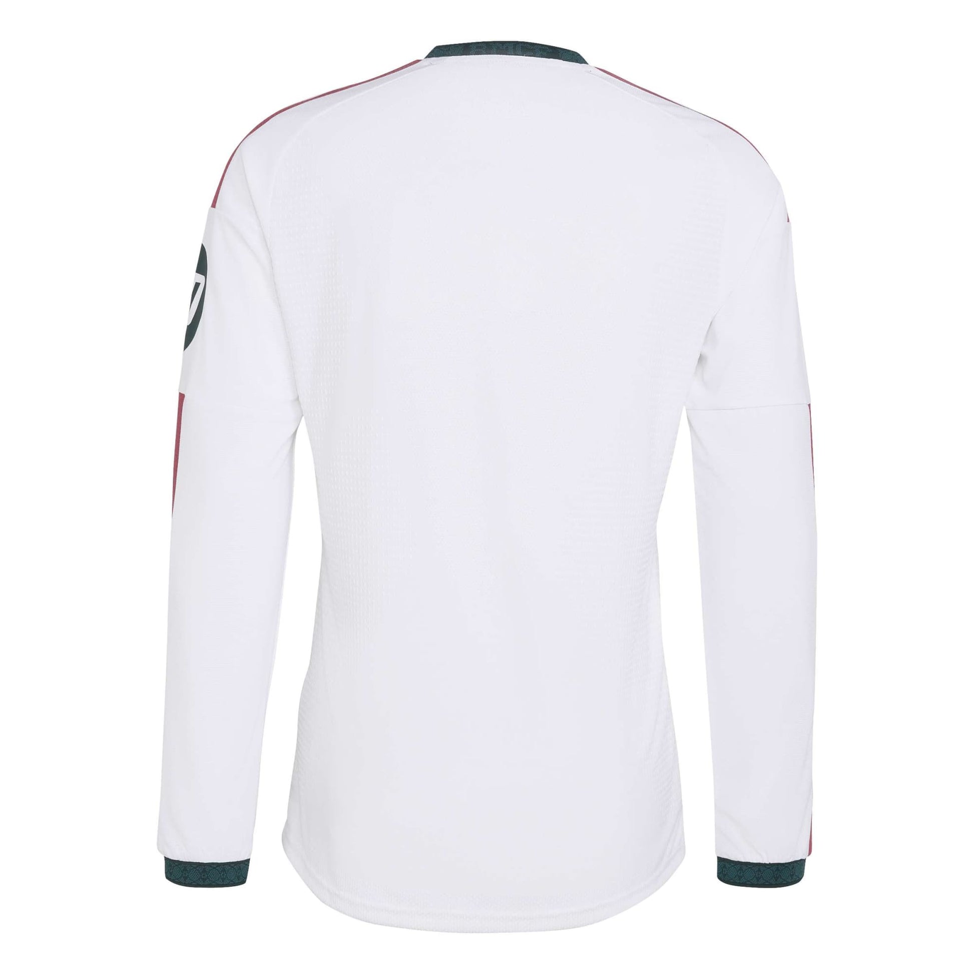 adidas 2026-27 Real Madrid Men's Authentic Home Long-Sleeve Soccer Jersey (Back)