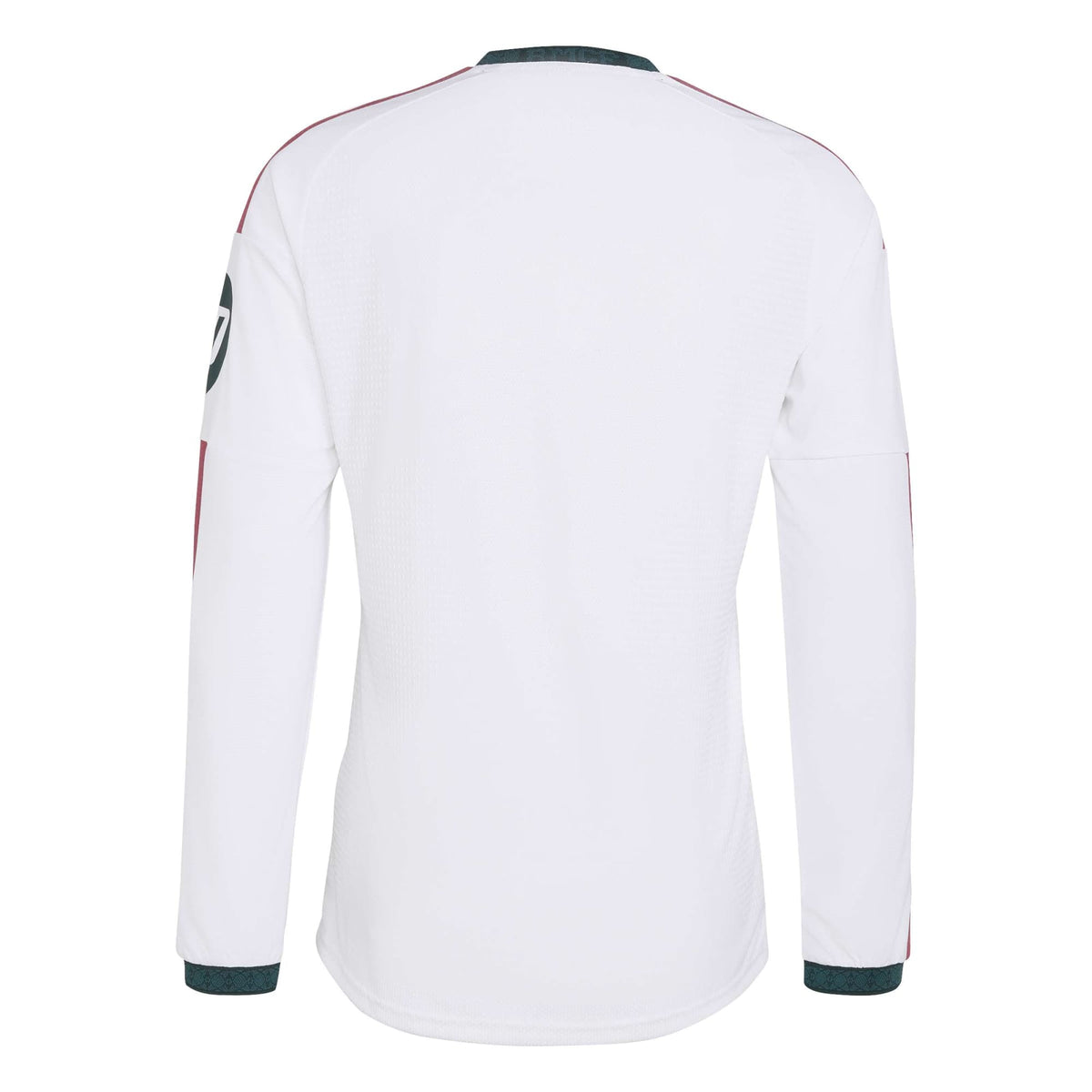 adidas 2026-27 Real Madrid Men's Authentic Home Long-Sleeve Soccer Jersey (Back)