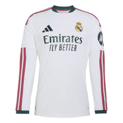 adidas 2026-27 Real Madrid Men's Authentic Home Long-Sleeve Soccer Jersey (Front)