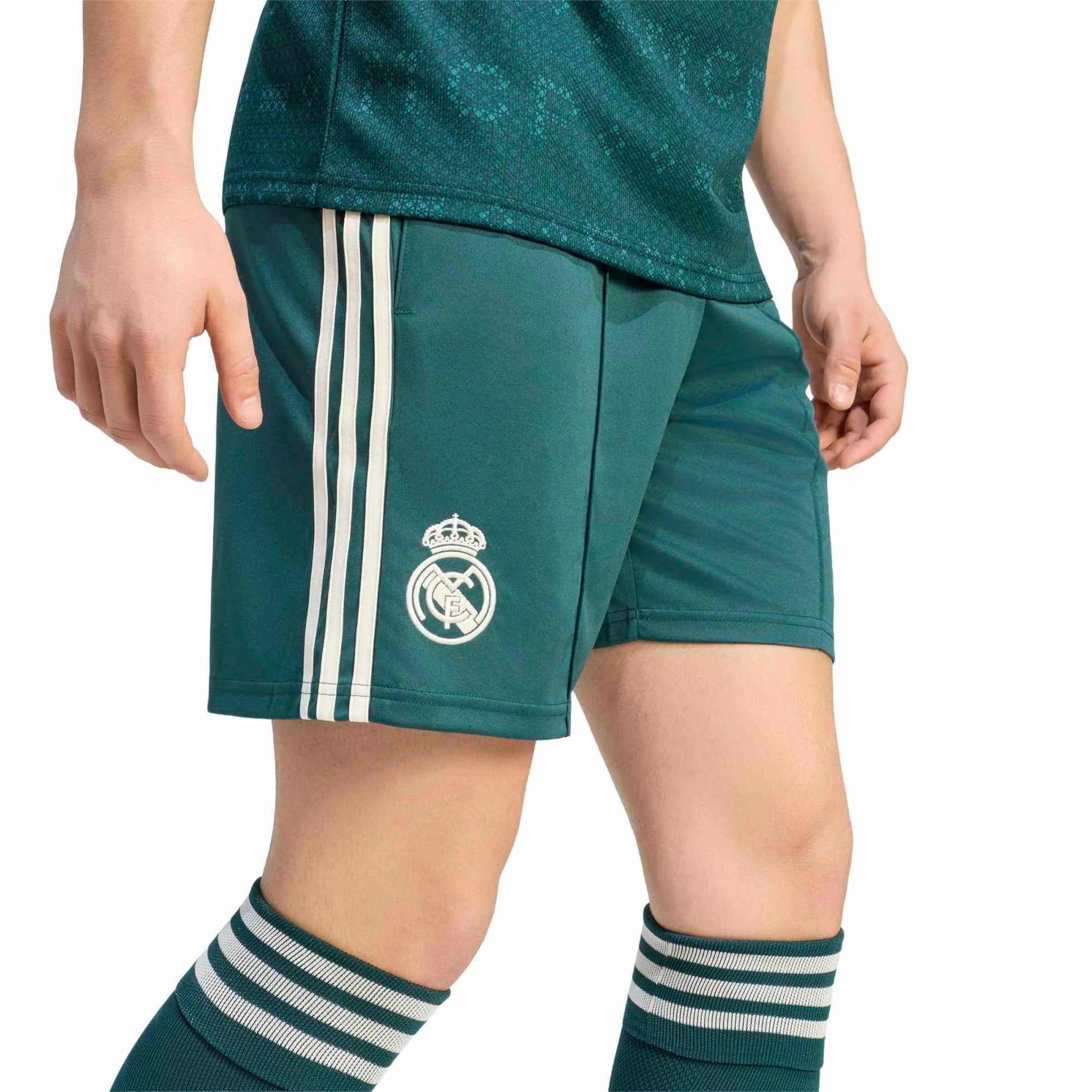 adidas 2026-27 Real Madrid Men's Away Shorts (Model - Side)