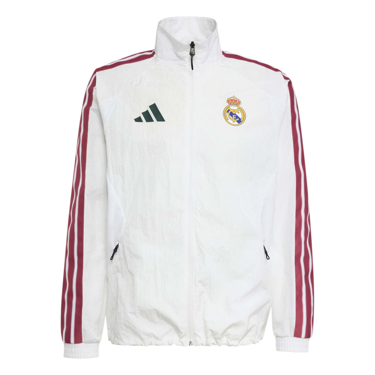 adidas 2026-27 Real Madrid Men's Home Anthem Jacket (Front)