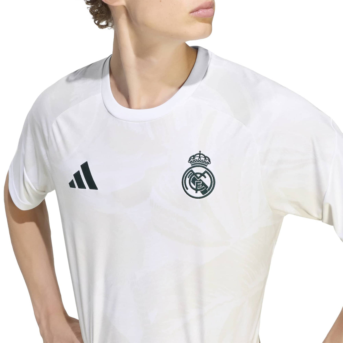 adidas 2026-27 Real Madrid Men's Pre-Match Soccer Jersey (Detail 2)