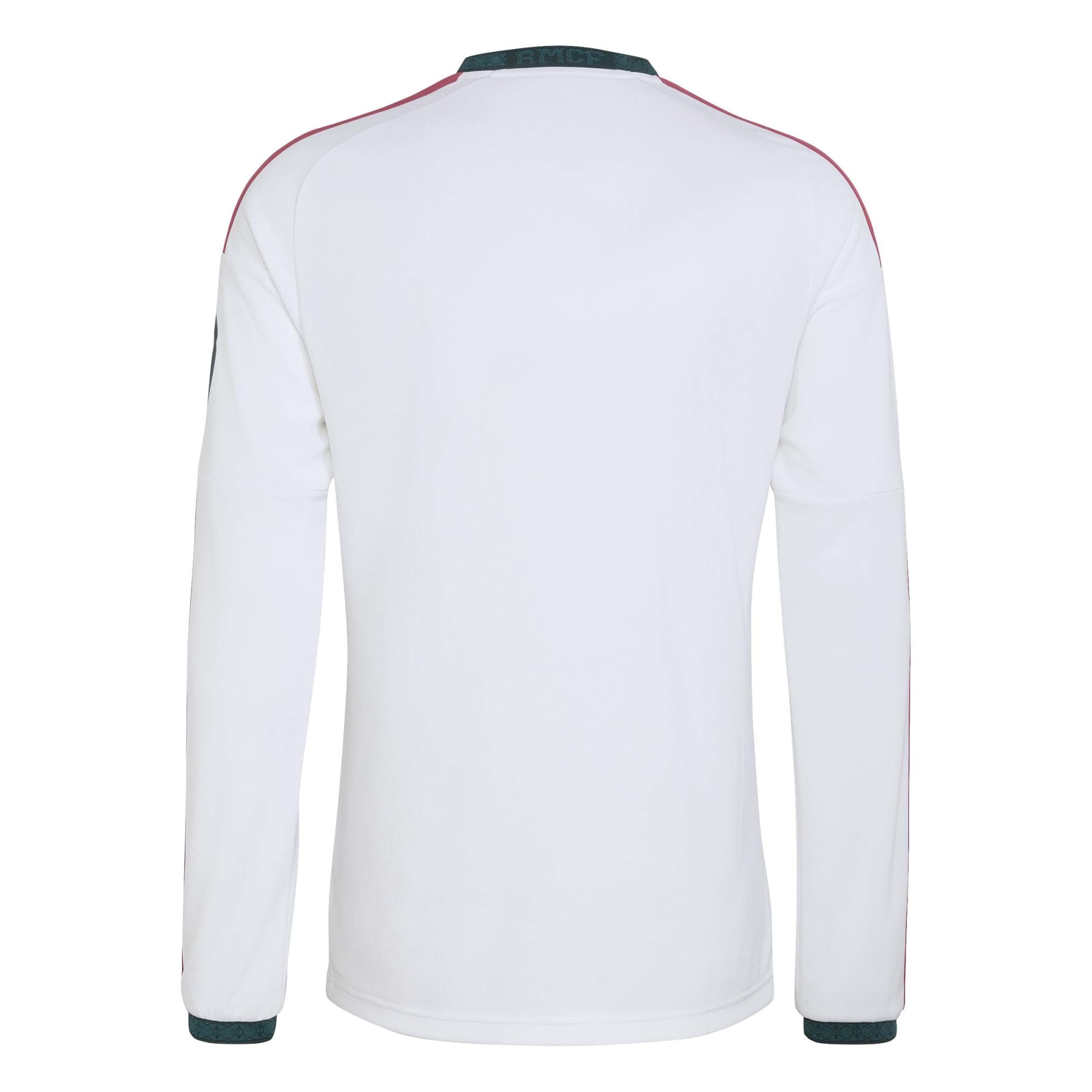 adidas 2026-27 Real Madrid Men's Stadium Home Long-Sleeve Soccer Jersey (Back)