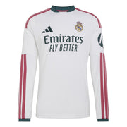 adidas 2026-27 Real Madrid Men's Stadium Home Long-Sleeve Soccer Jersey (Front)