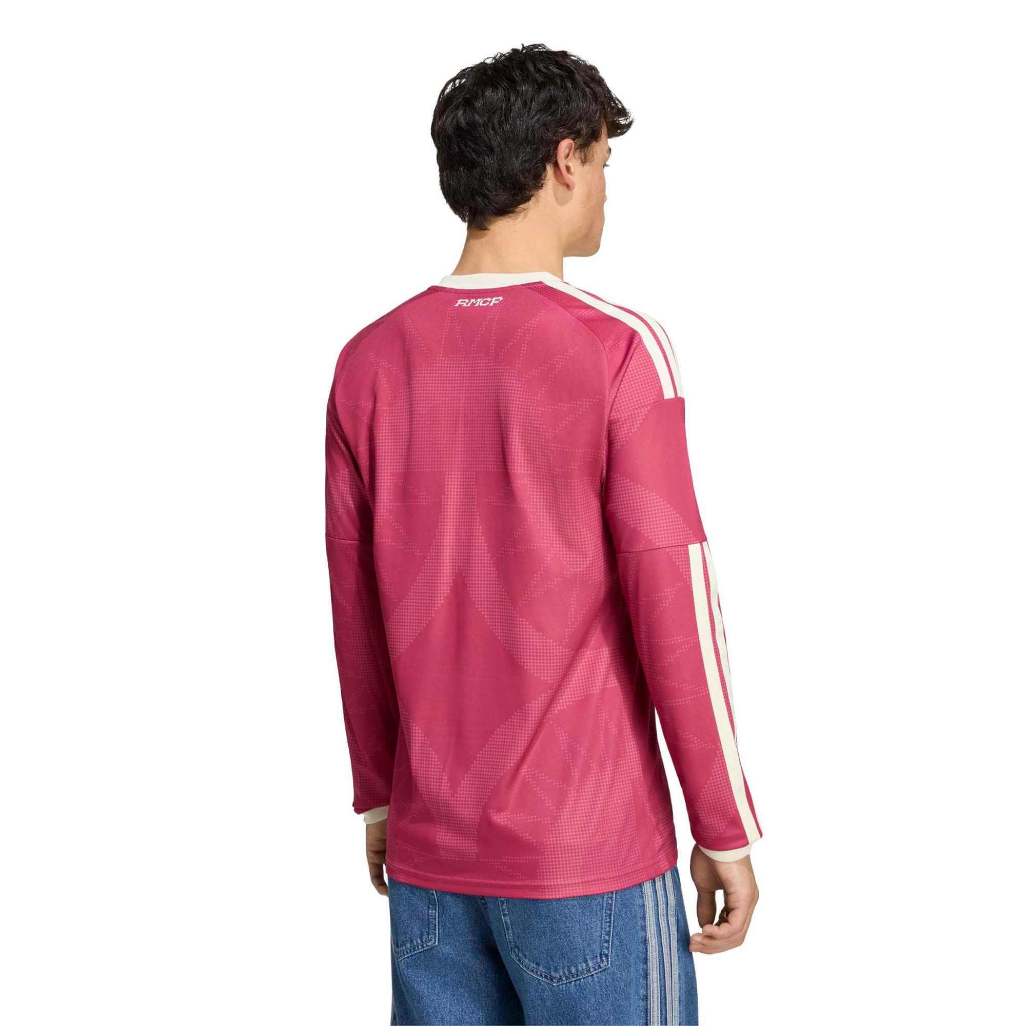 adidas 2026-27 Real Madrid Men's Stadium Third Long-Sleeve Soccer Jersey (Model - Back)
