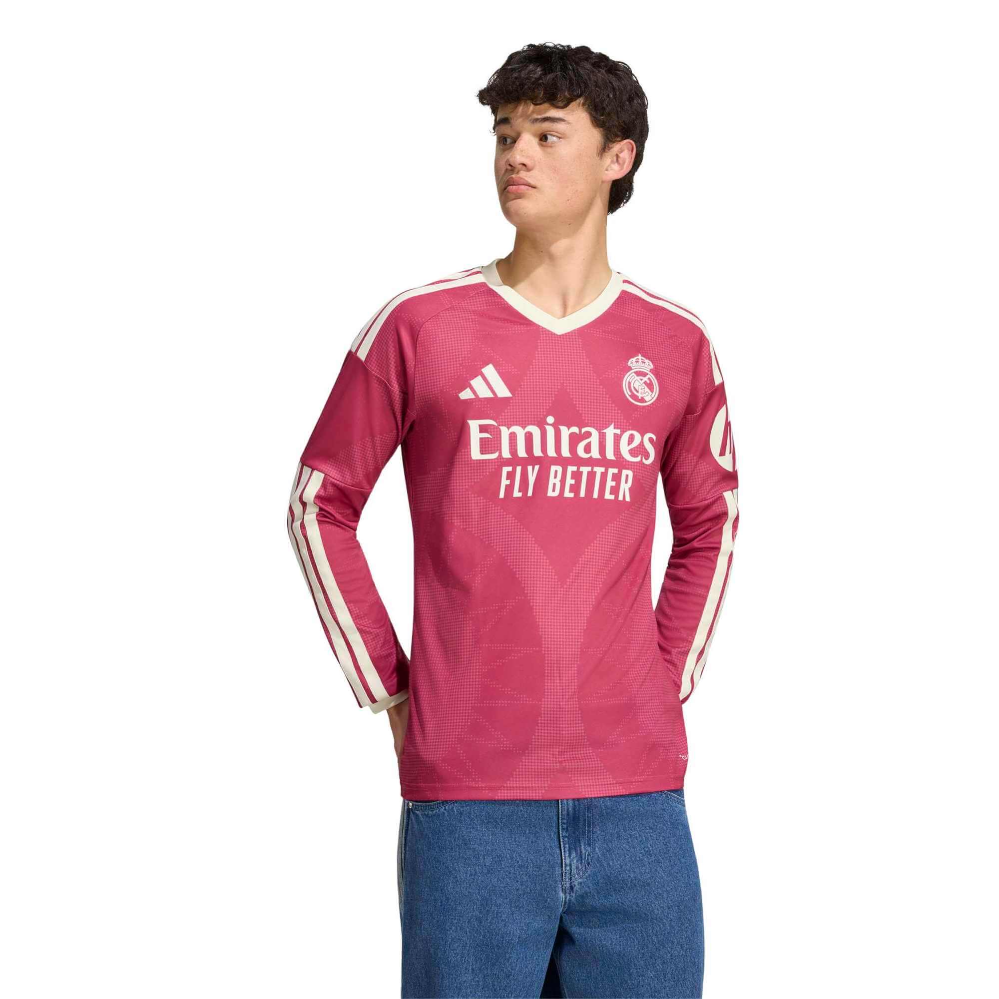 adidas 2026-27 Real Madrid Men's Stadium Third Long-Sleeve Soccer Jersey (Model - Front)