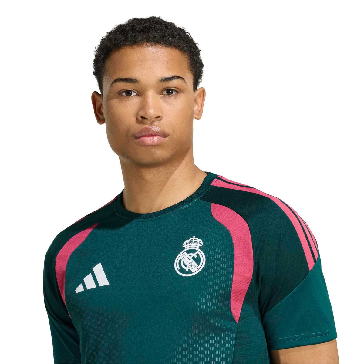 adidas 2026-27 Real Madrid Men's Training Soccer Jersey (Detail 1)