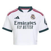 adidas 2026-27 Real Madrid Women's Stadium Home Cropped Soccer Jersey (Front)