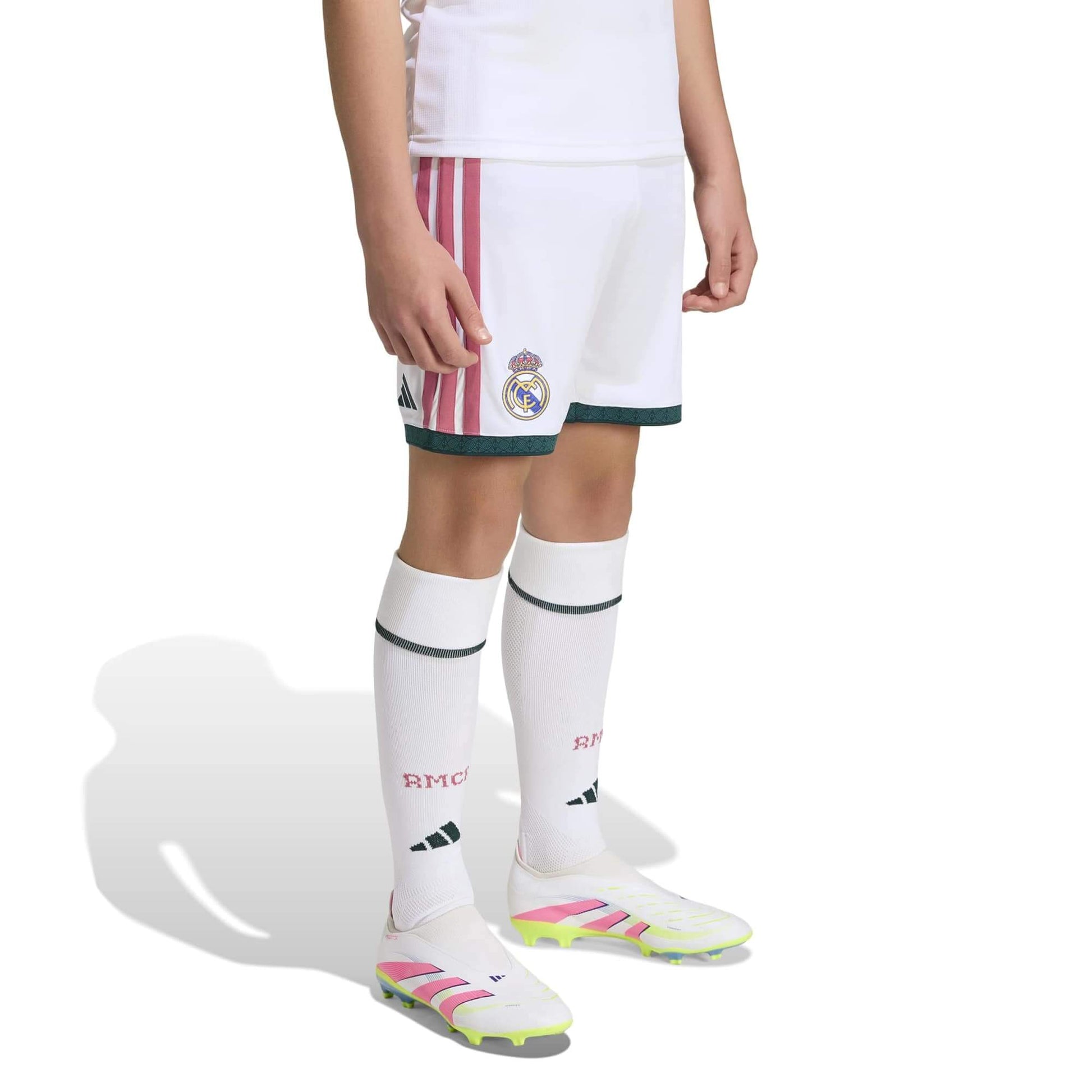 adidas 2026-27 Real Madrid Youth Home Shorts (Model - Front)