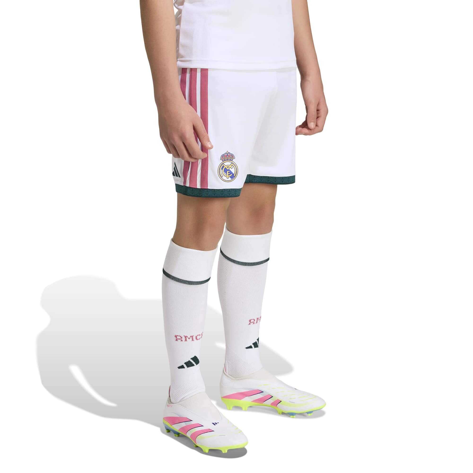 adidas 2026-27 Real Madrid Youth Home Shorts (Model - Front)