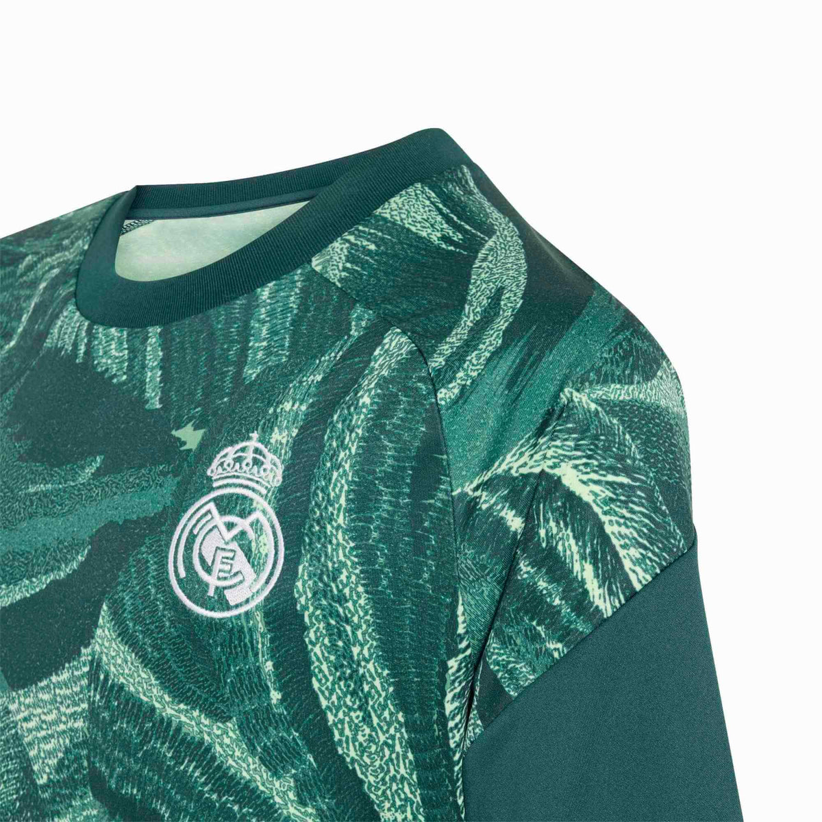 adidas 2026-27 Real Madrid Youth Pre-Match Soccer Jersey (Detail 1)