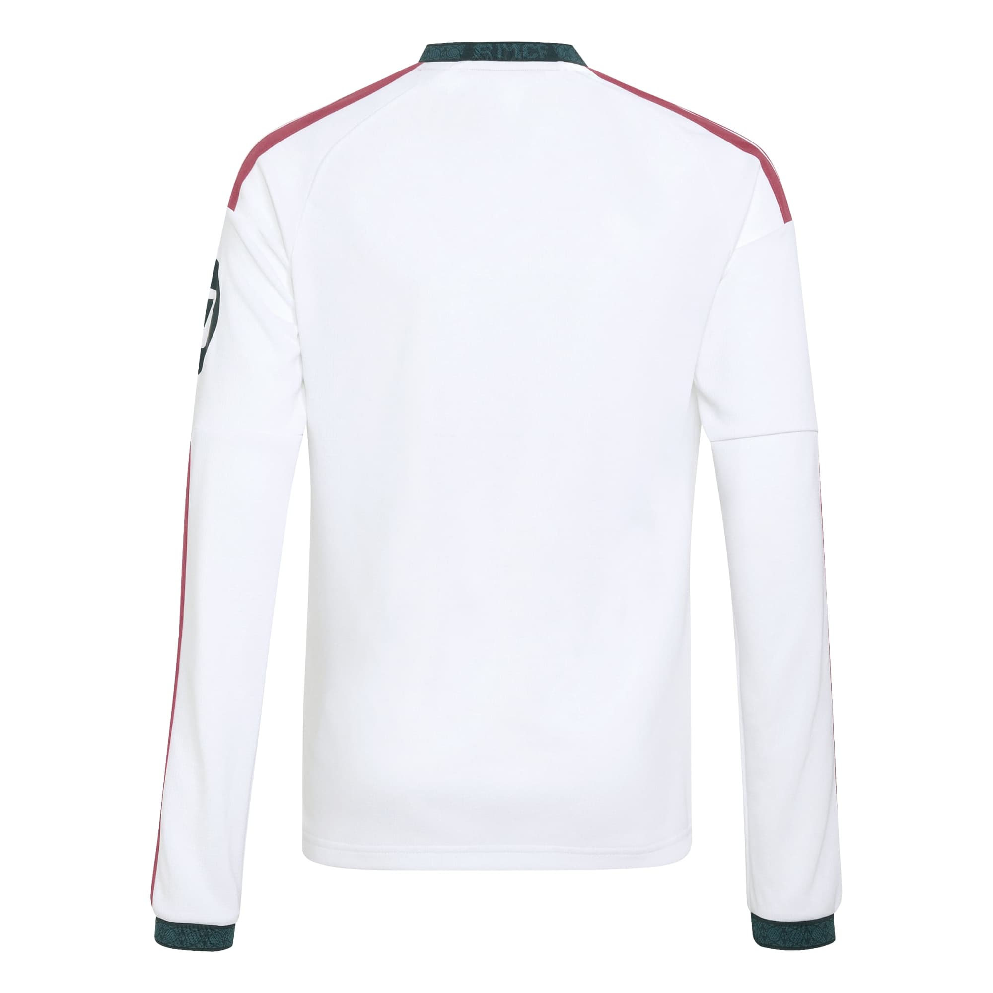 adidas 2026-27 Real Madrid Youth Stadium Home Long-Sleeve Soccer Jersey (Back)