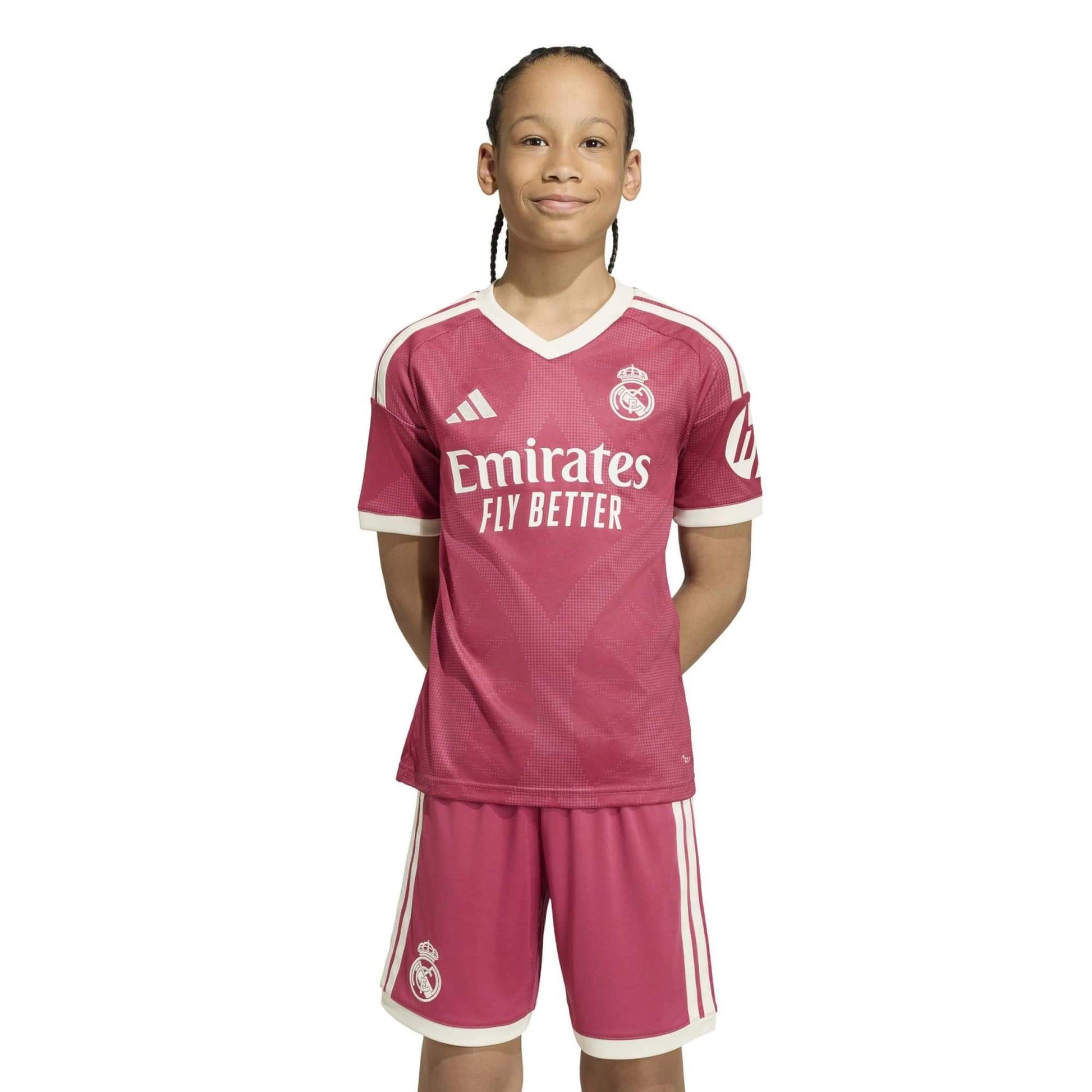 adidas 2026-27 Real Madrid Youth Stadium Third Soccer Jersey (Model - Front)