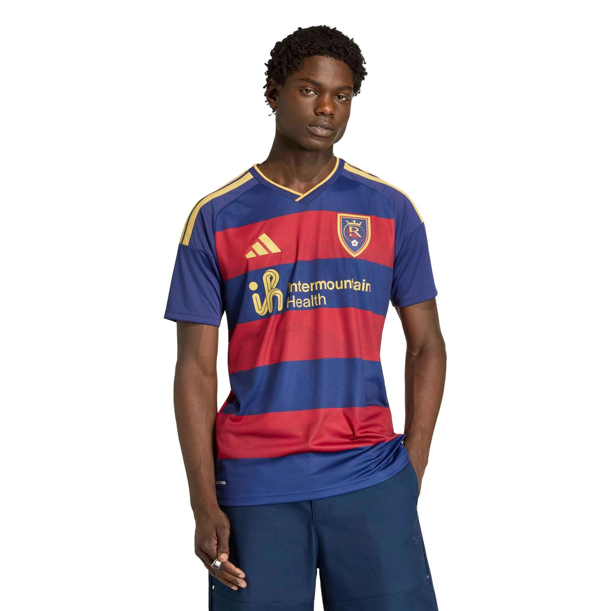 adidas 2026-27 Real Salt Lake Men's Stadium Home Soccer Jersey (Model - Front)