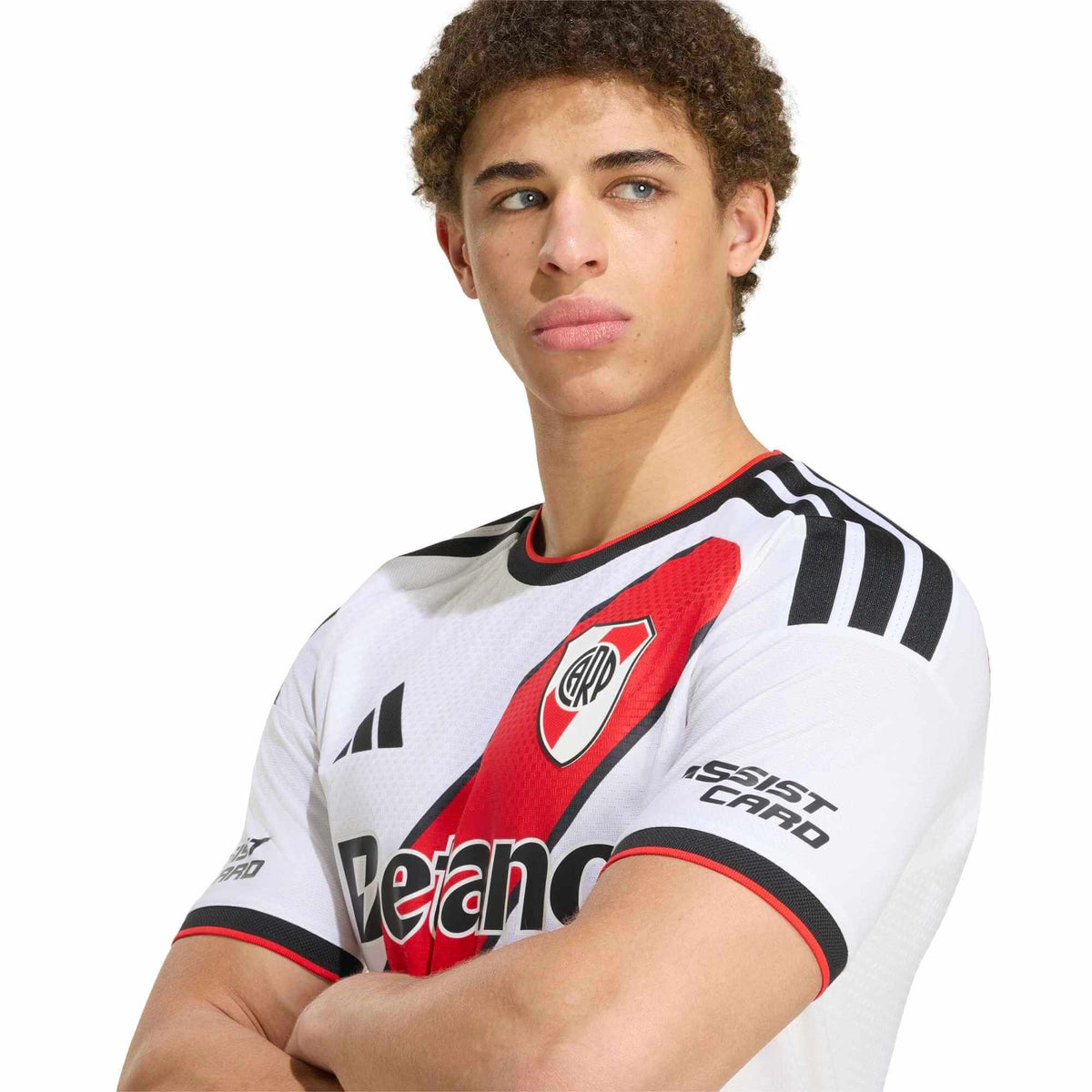adidas 2026-27 River Plate Men's Authentic Home Soccer Jersey (Detail 2)