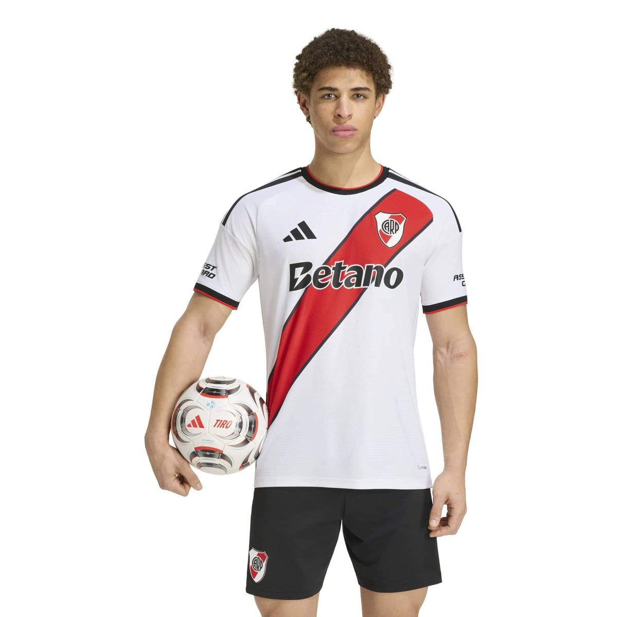 adidas 2026-27 River Plate Men's Authentic Home Soccer Jersey (Model - Front)
