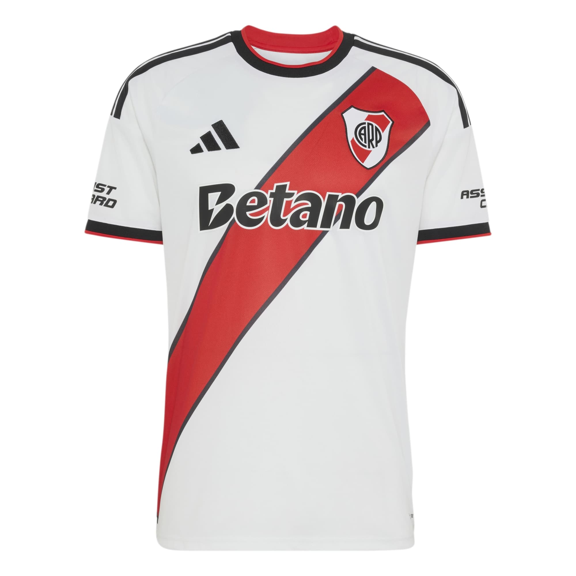 adidas 2026-27 River Plate Men's Stadium Home Soccer Jersey (Front)
