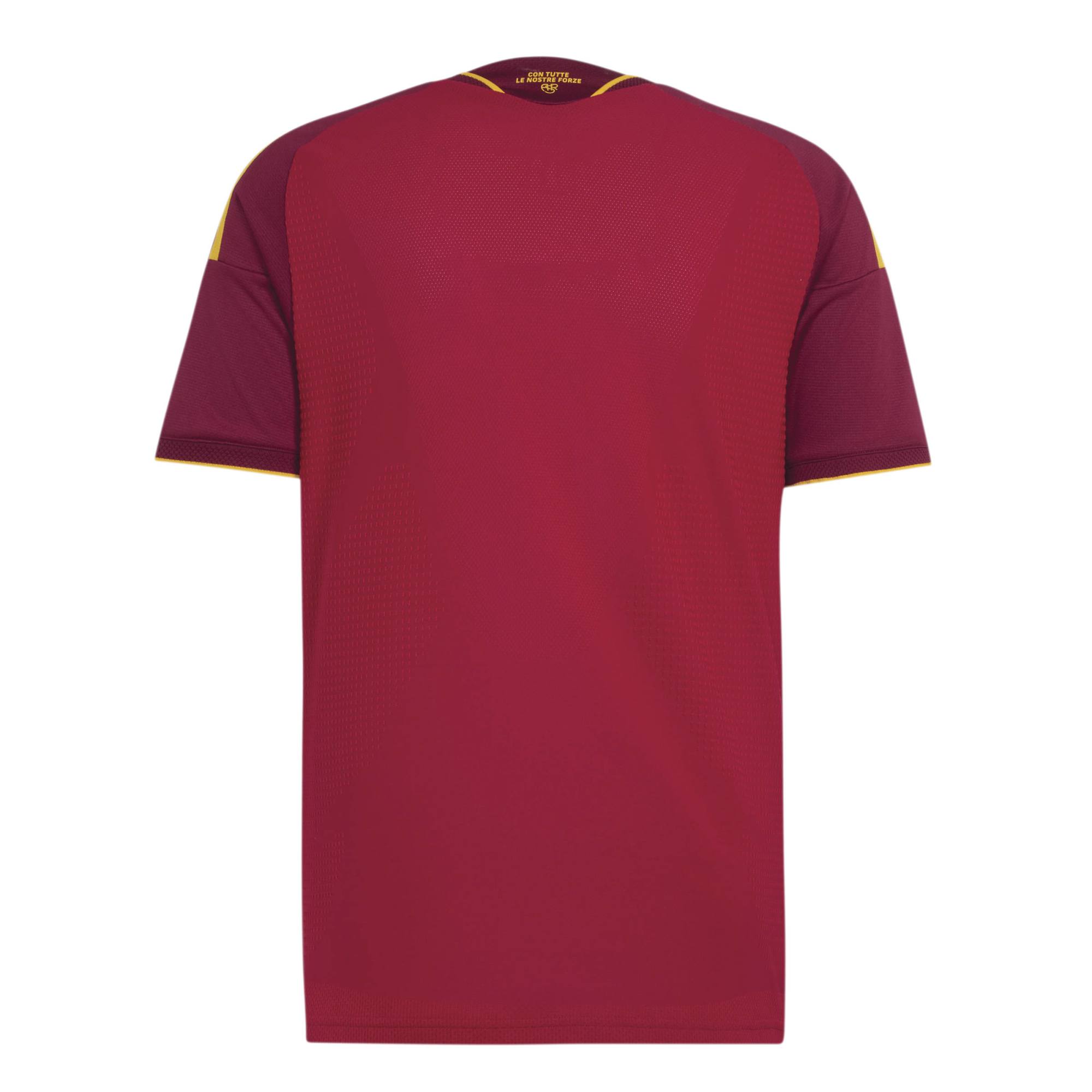 adidas 2026-27 Roma Men's Authentic Home Soccer Jersey (Back)