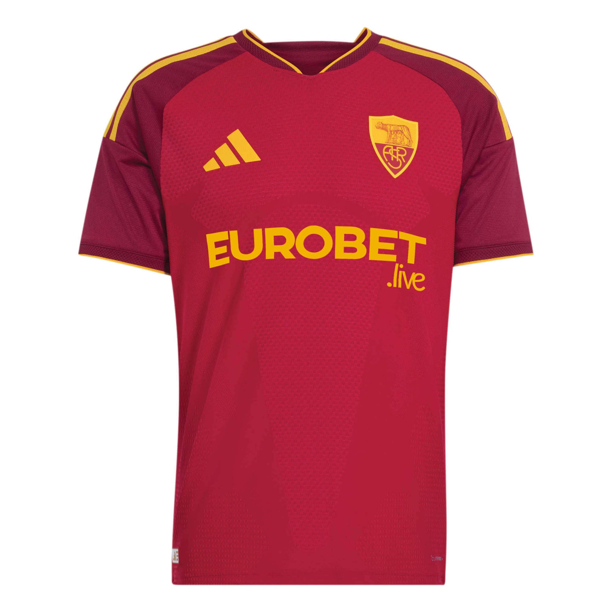adidas 2026-27 Roma Men's Authentic Home Soccer Jersey (Front)