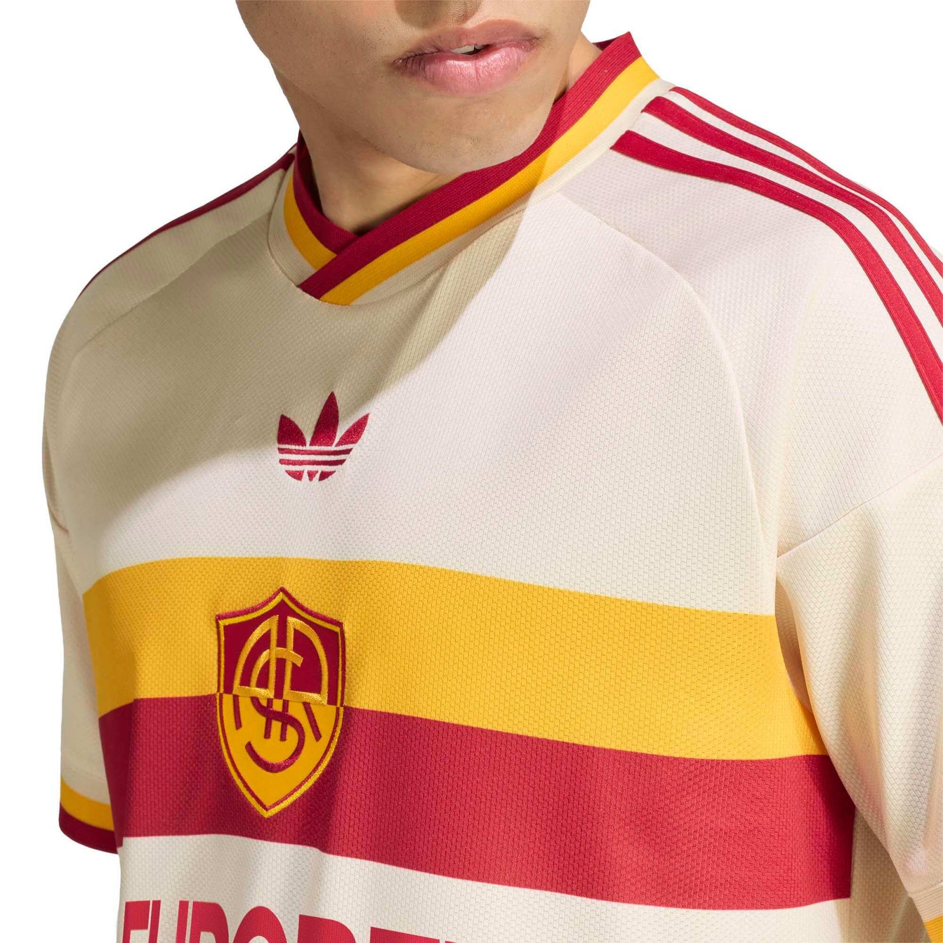 adidas 2026-27 Roma Men's Stadium Away Soccer Jersey (Detail 2)