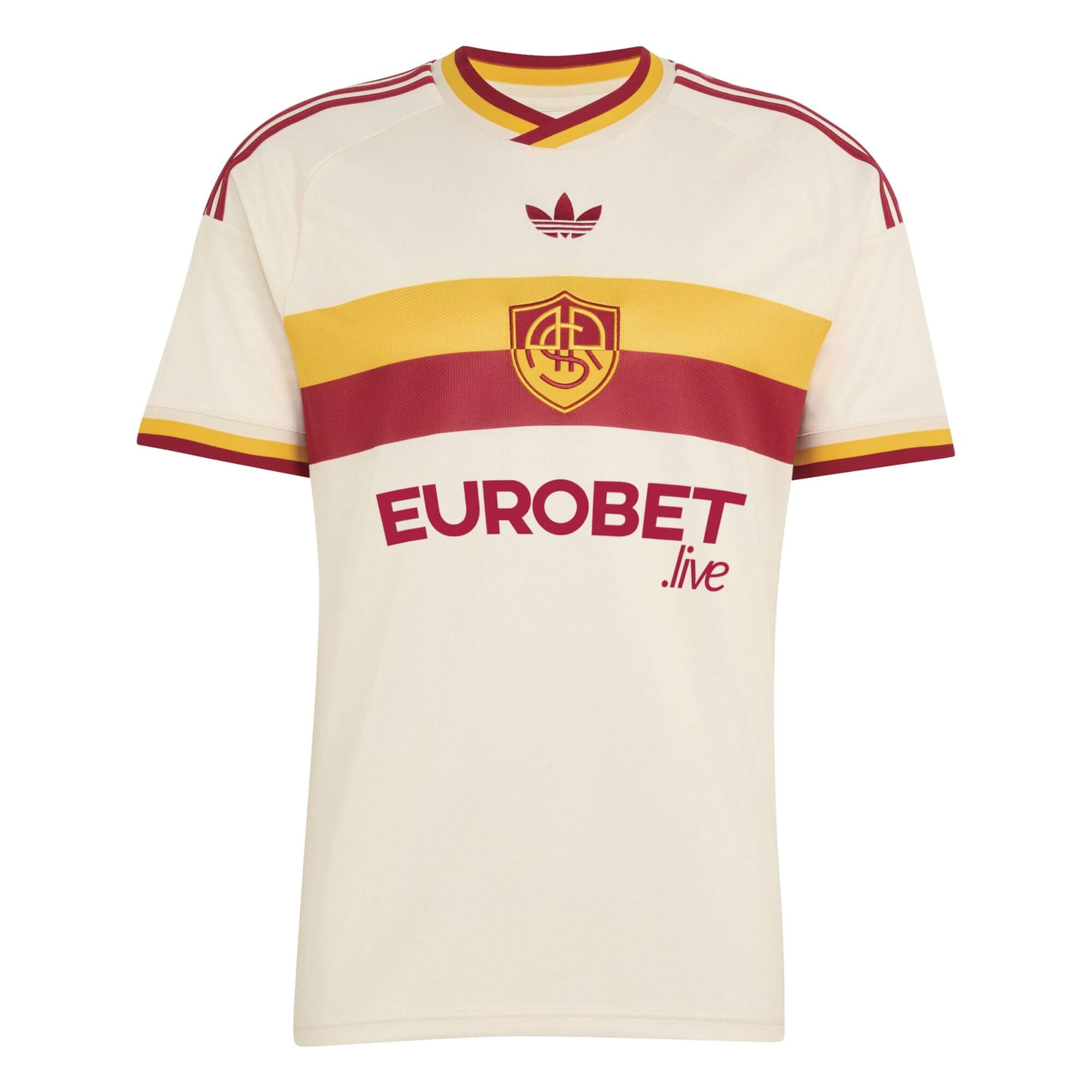 adidas 2026-27 Roma Men's Stadium Away Soccer Jersey (Front)
