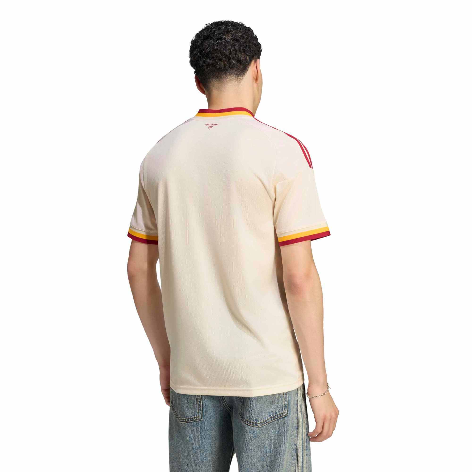 adidas 2026-27 Roma Men's Stadium Away Soccer Jersey (Model - Back)