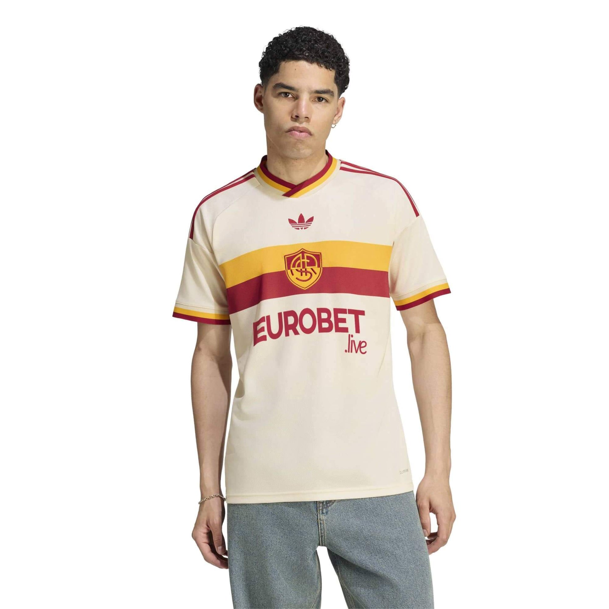 adidas 2026-27 Roma Men's Stadium Away Soccer Jersey (Model - Front)