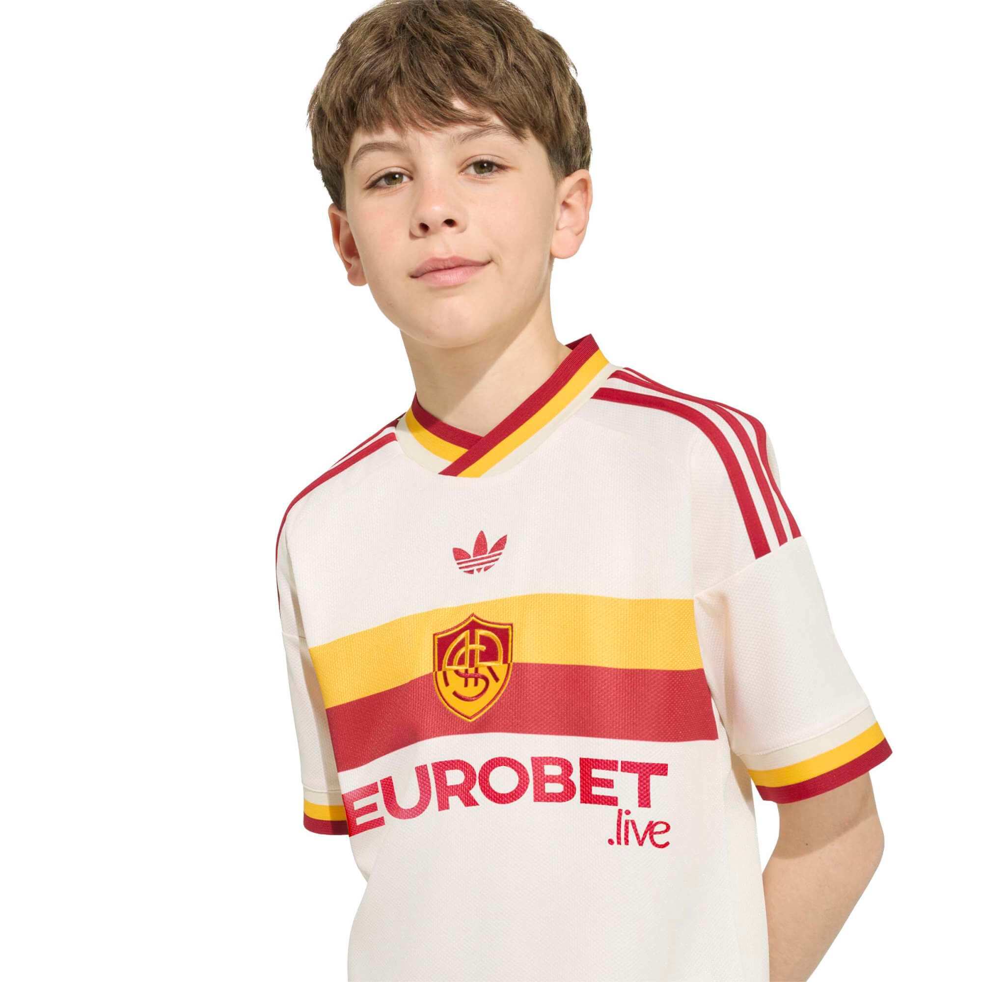 adidas 2026-27 Roma Youth Stadium Away Soccer Jersey (Detail 1)
