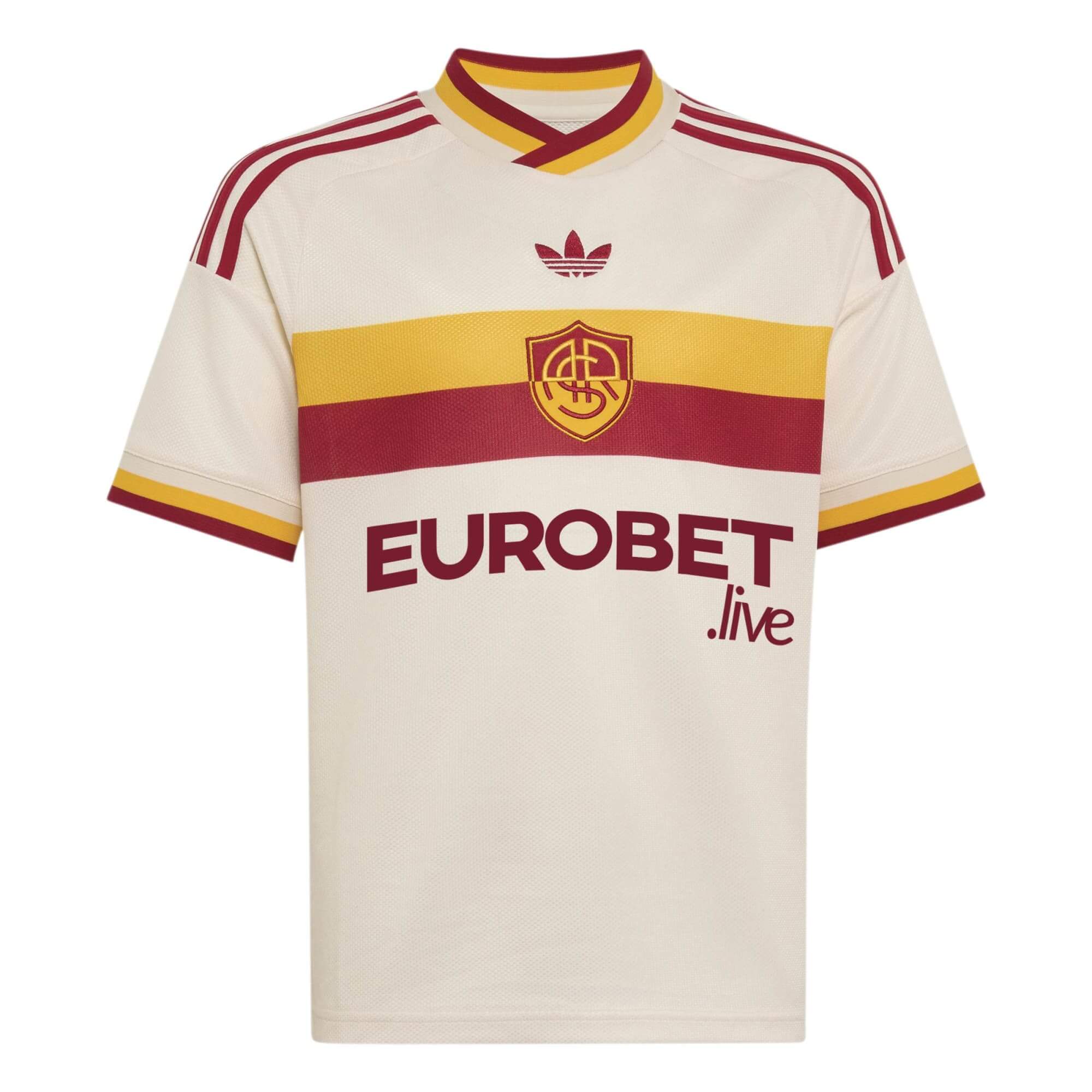 adidas 2026-27 Roma Youth Stadium Away Soccer Jersey (Front)