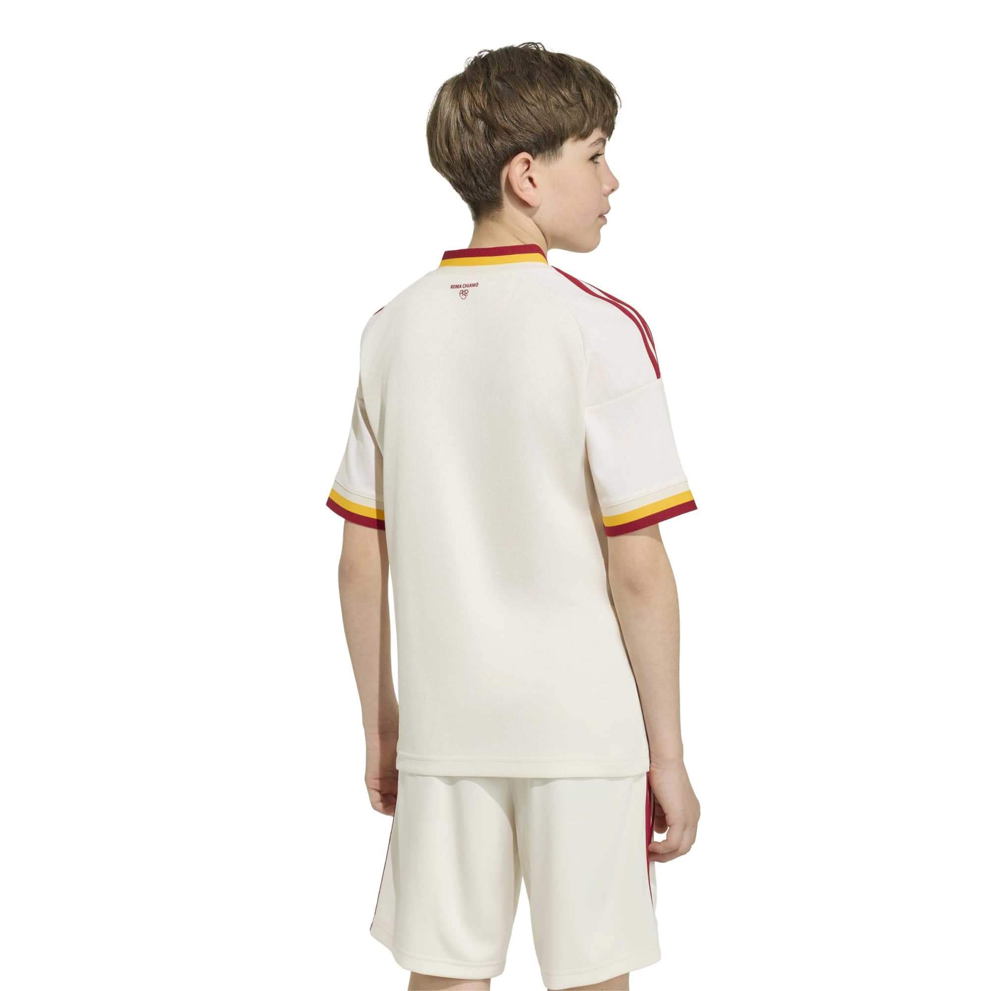 adidas 2026-27 Roma Youth Stadium Away Soccer Jersey (Model - Back)