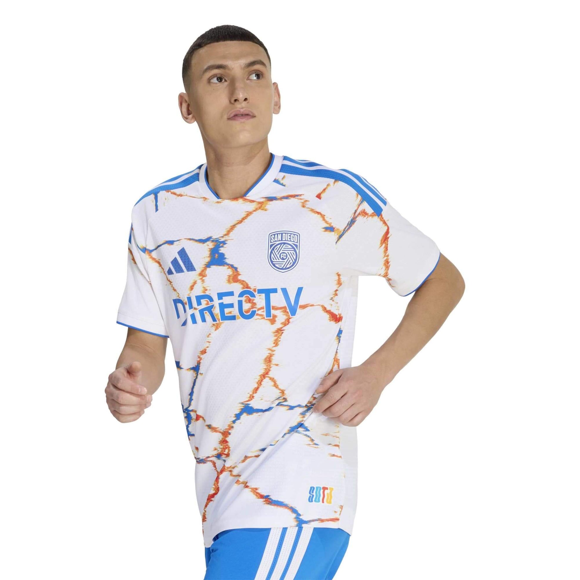 adidas 2026-27 San Diego Men's Authentic Away Soccer Jersey (Model - Side)